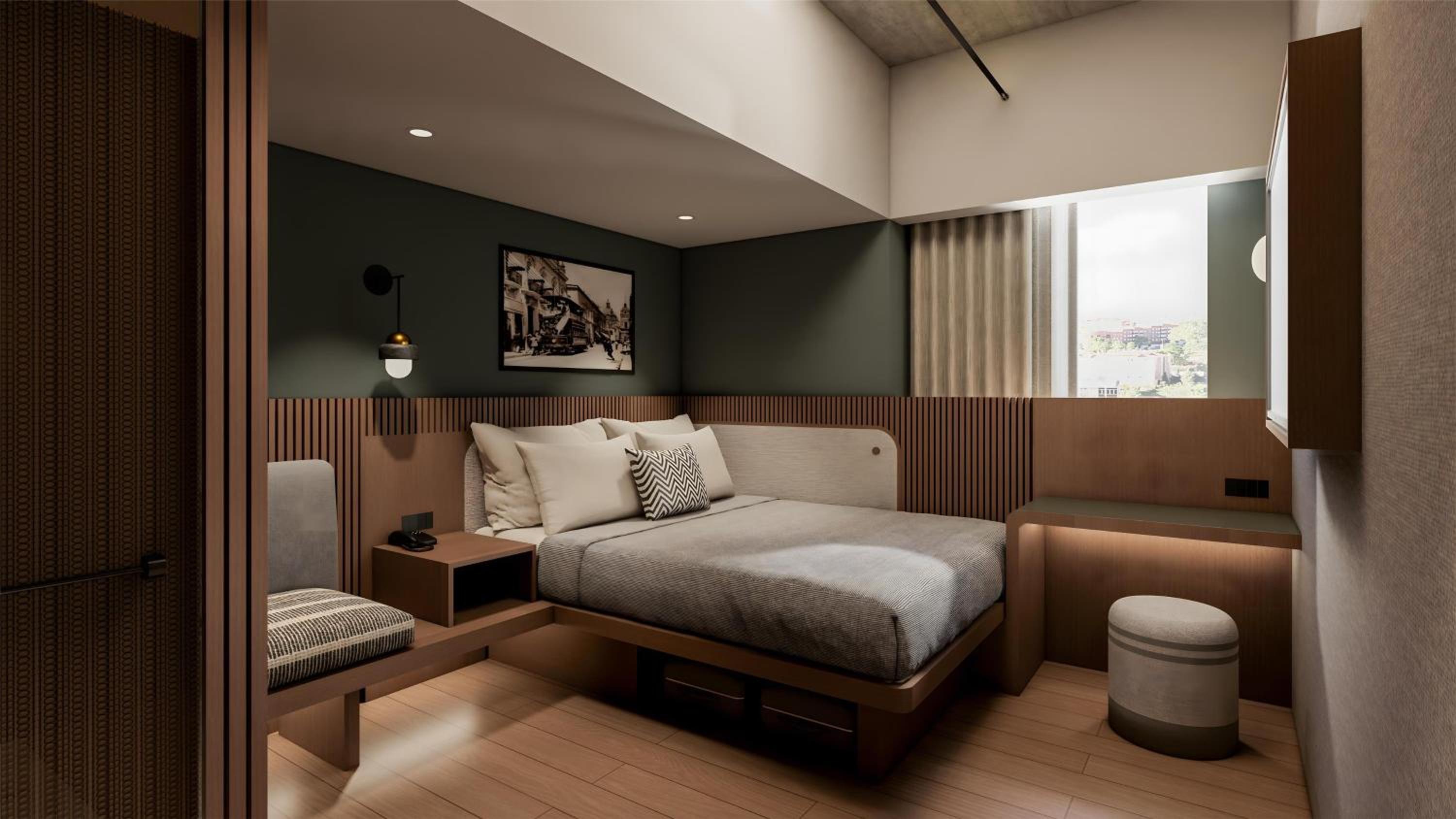 Compact, Queen Bed, Accessible