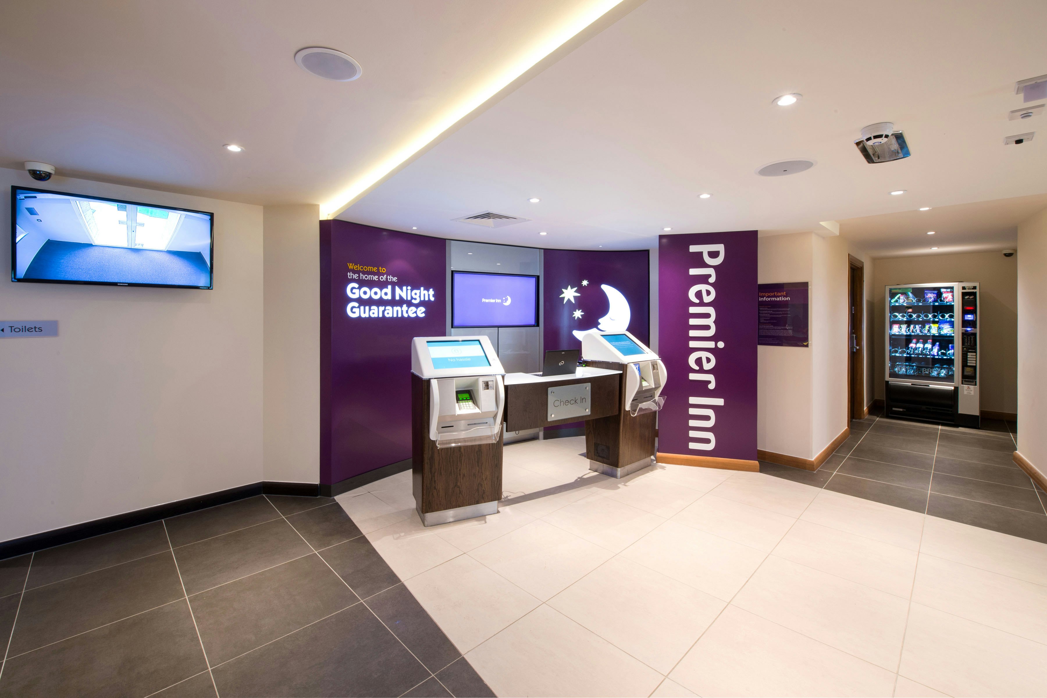 Lobby at Premier Inn Bury St Edmunds Town Centre, BURY ST EDMUNDS