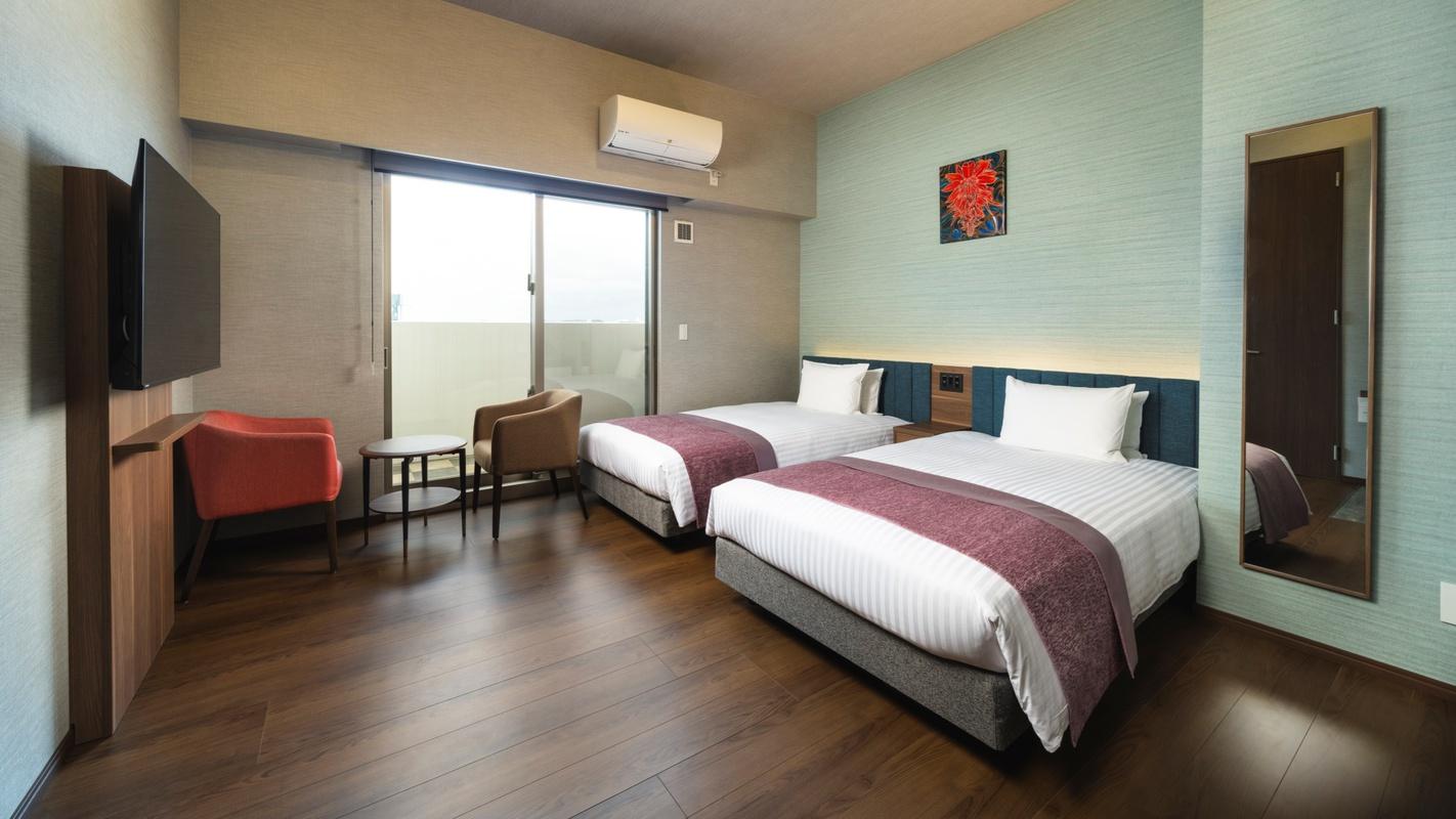 Executive, Twin Beds, Outdoor Bath
