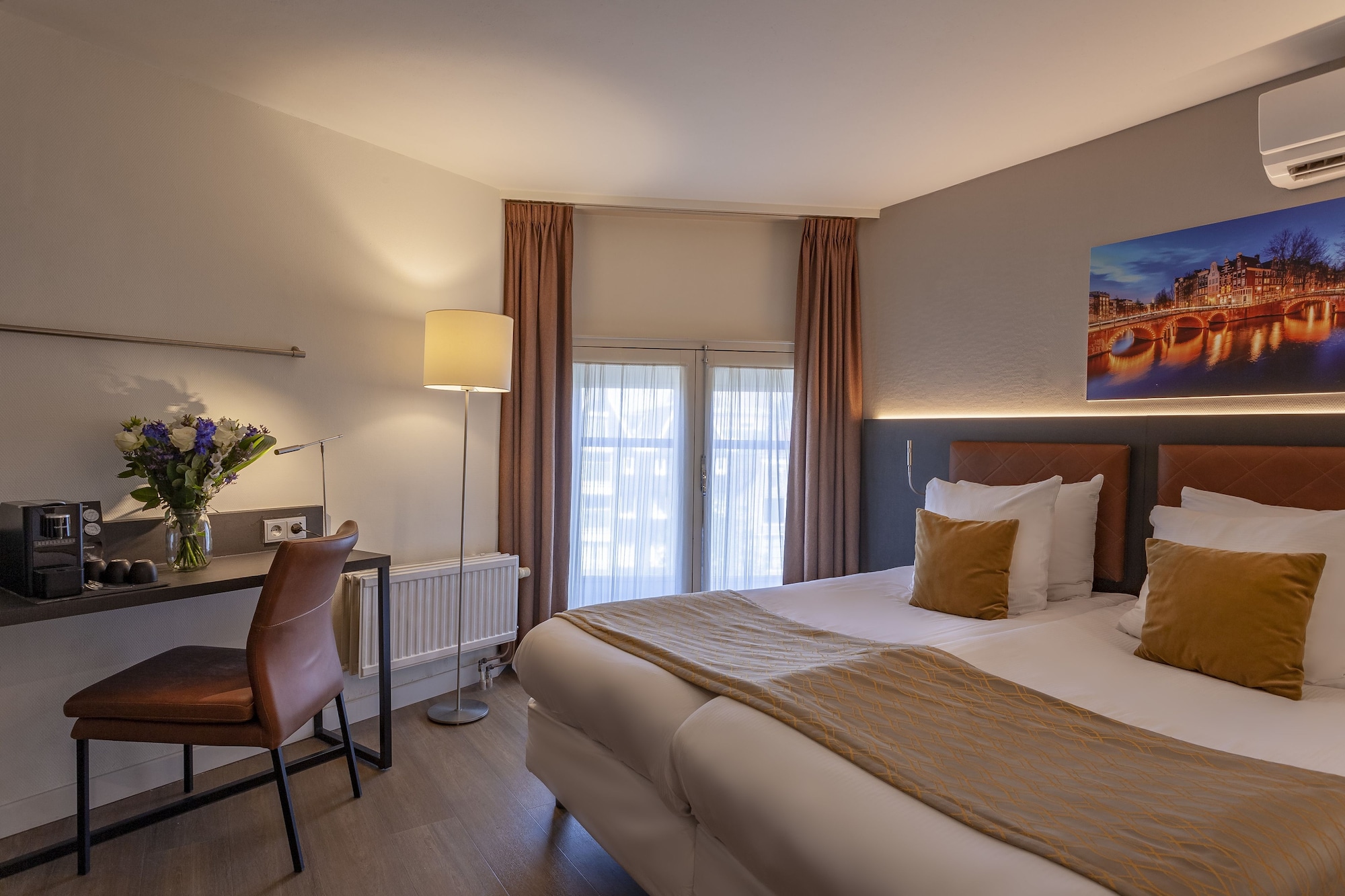 غرفة ثلاثية بثلاثة أسرّة، Avenue Hotel Amsterdam 3/9