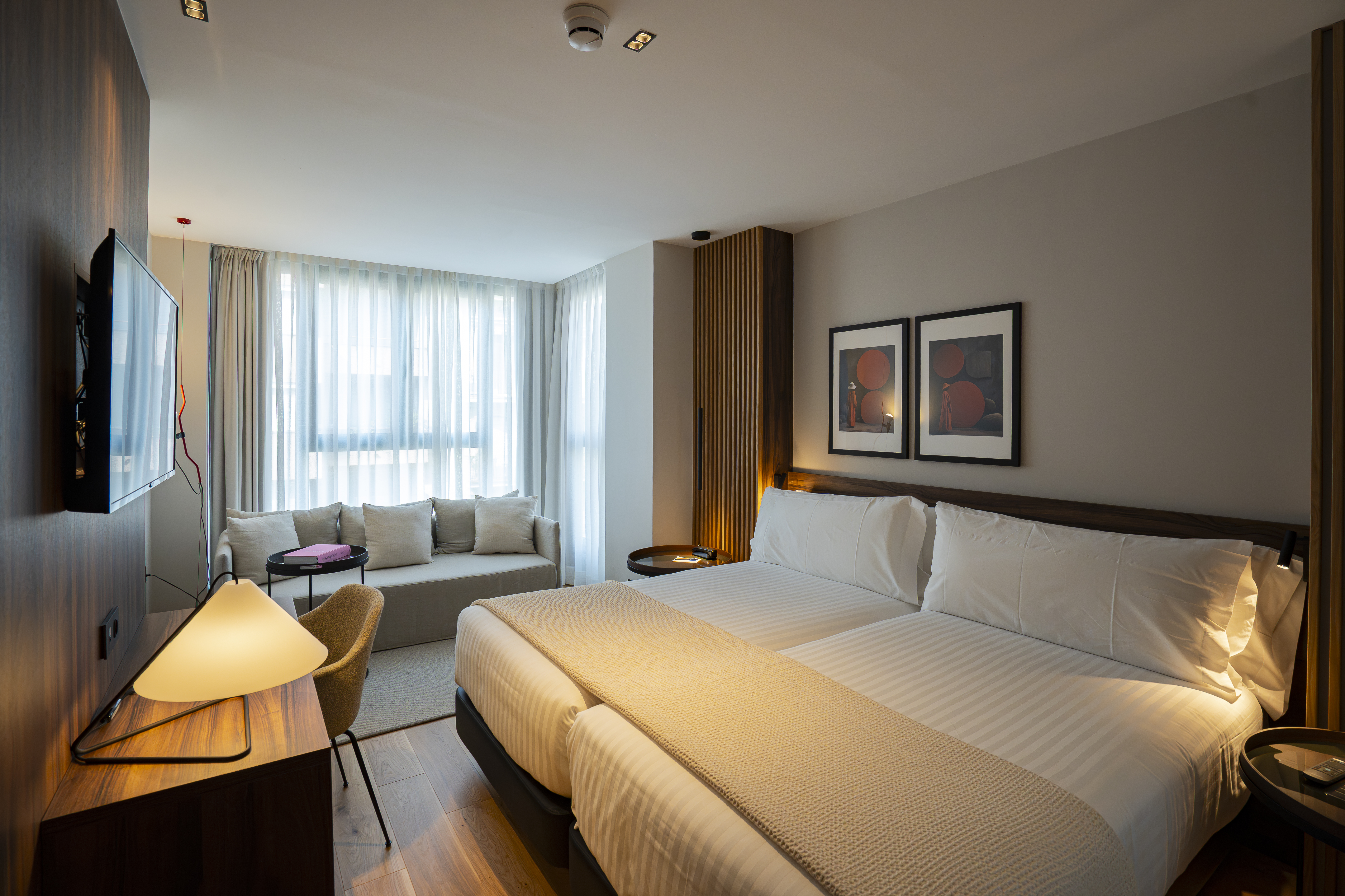 Room, Convertible Double Bed, Sofa