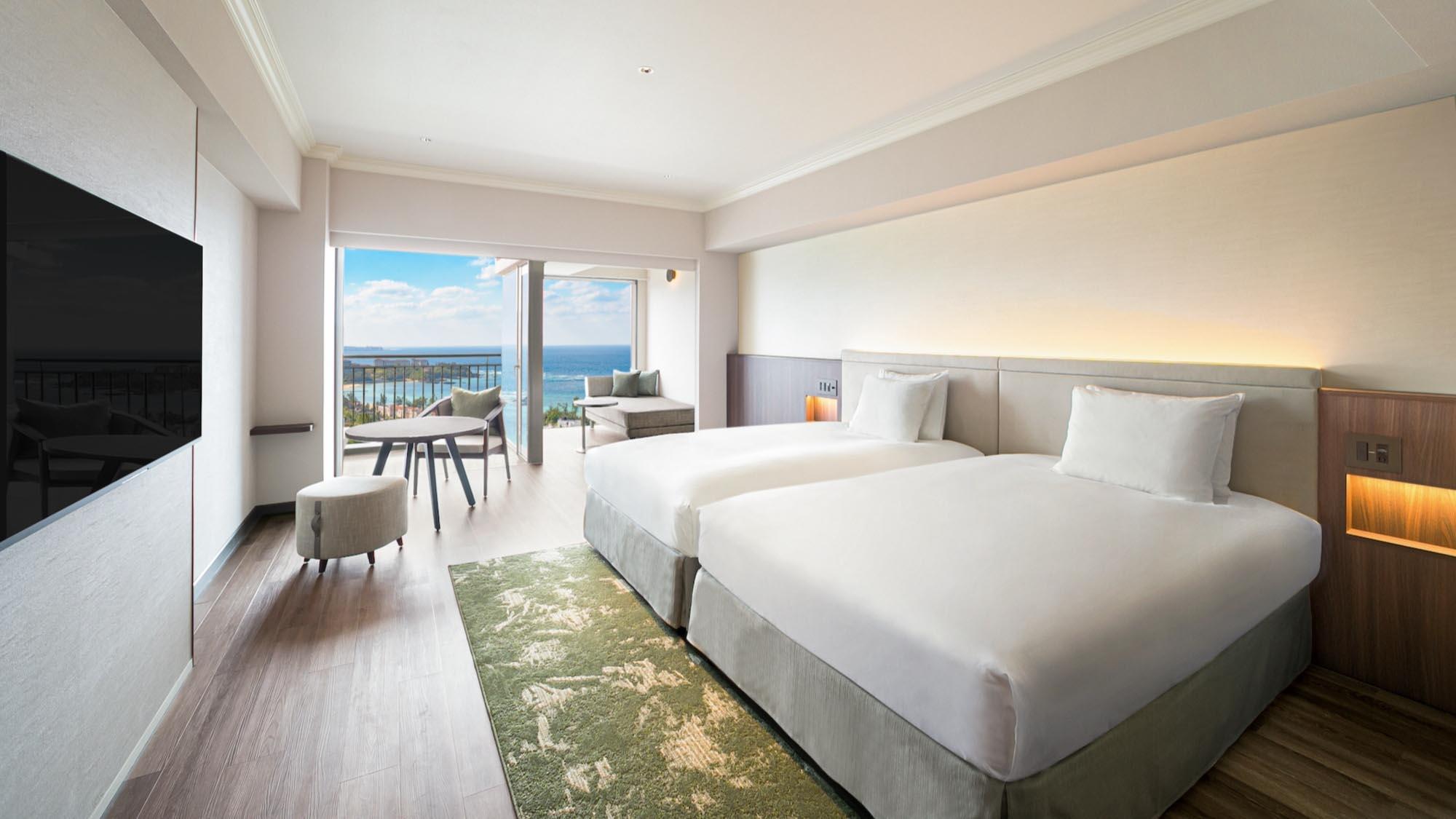 Superior, Twin Beds, Ocean View, High Floor