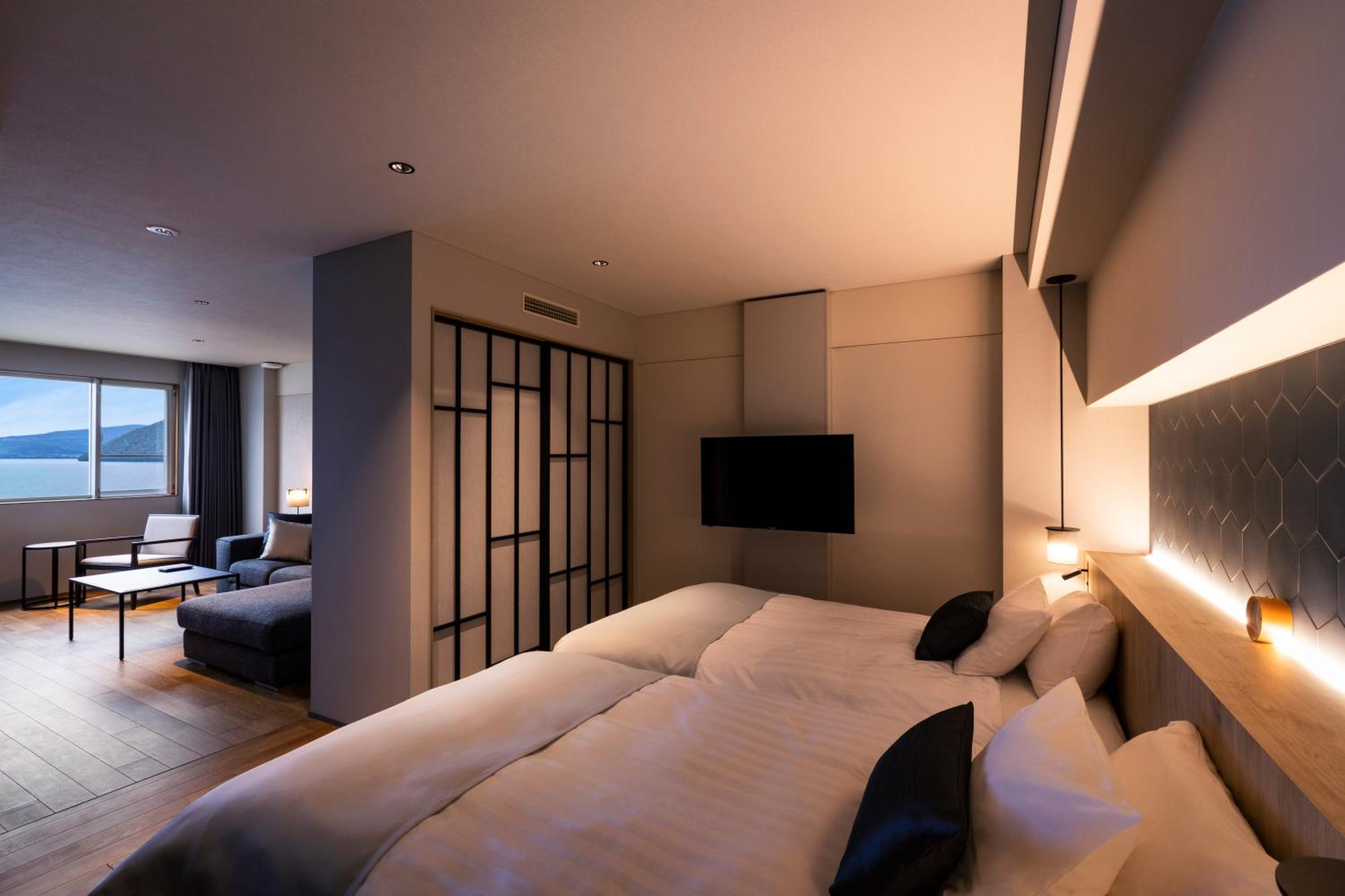 Executive, Twin Beds, Hot Spring Bath, Club Building