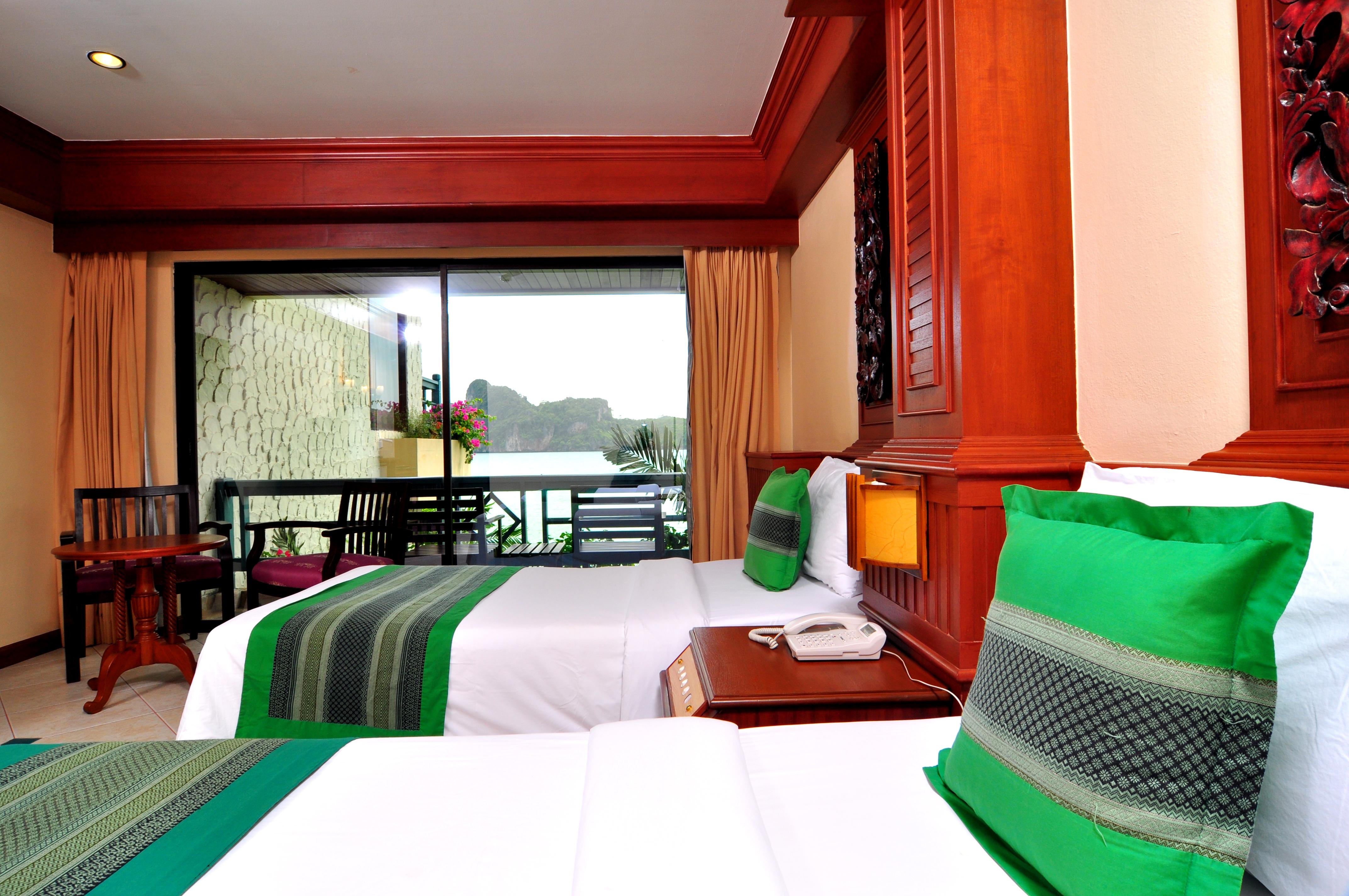 غرفة ديلوكس بسرير مزدوج أو سريرين منفصلين، Phi Phi Island Cabana Hotel 4/7