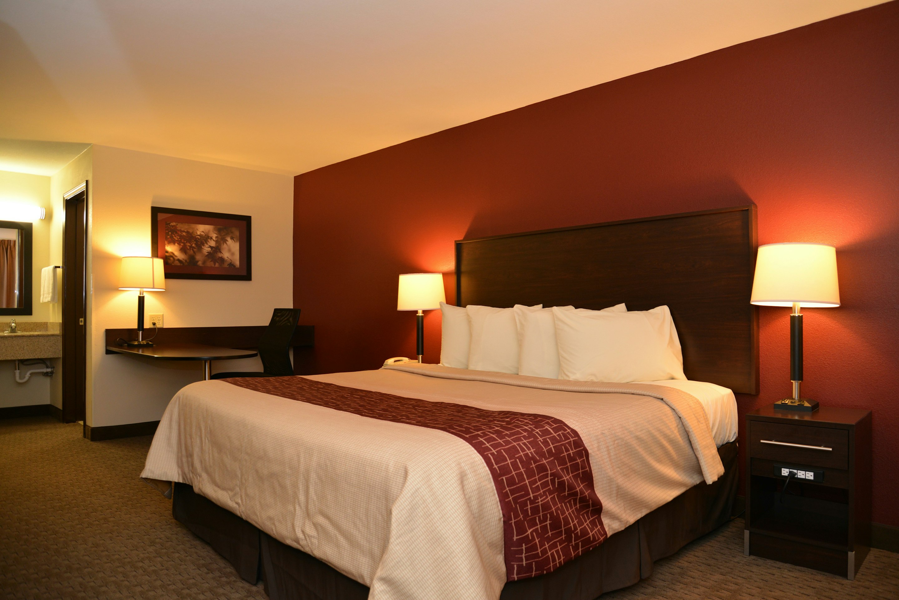 غرفة سوبيريور بسرير كينج لذوي الإعاقة، Red Roof Inn Cookeville - Tennessee Tech 2/6