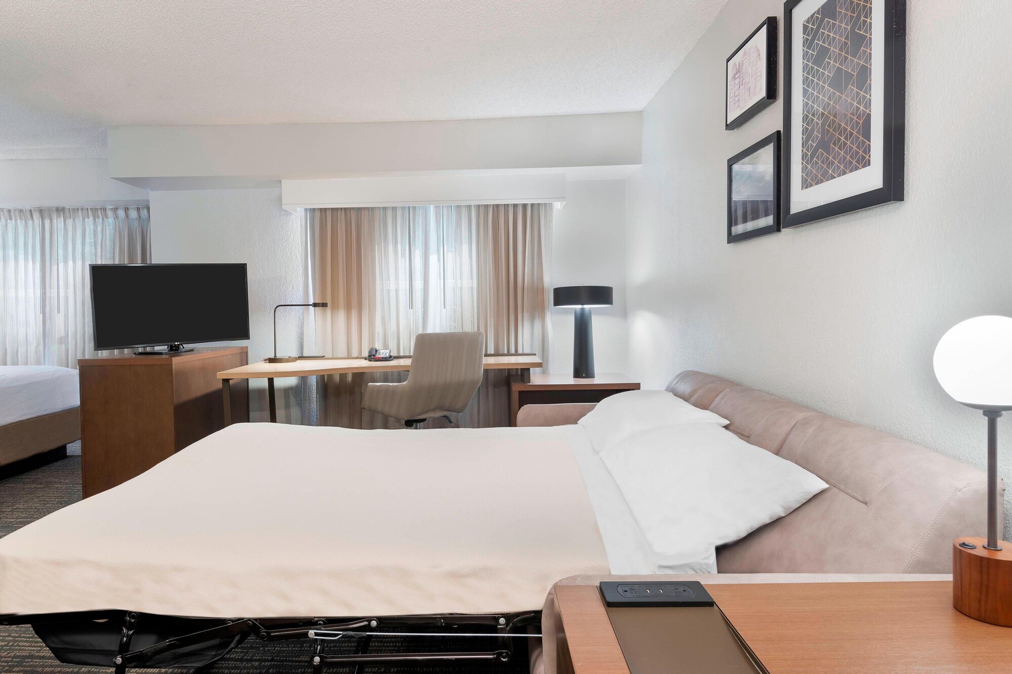 استوديو بسرير كوين مع أريكة، Residence Inn by Marriott Tampa at USF/Medical Center 2/4