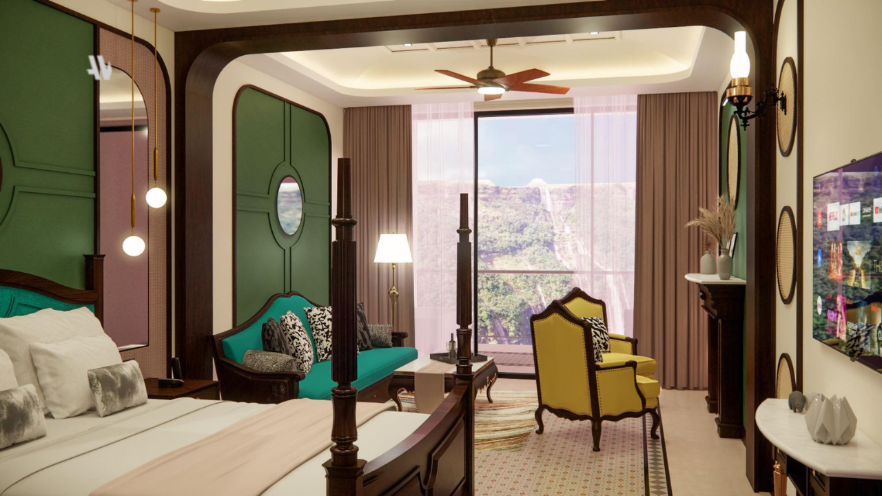 Room, King Bed, Water View