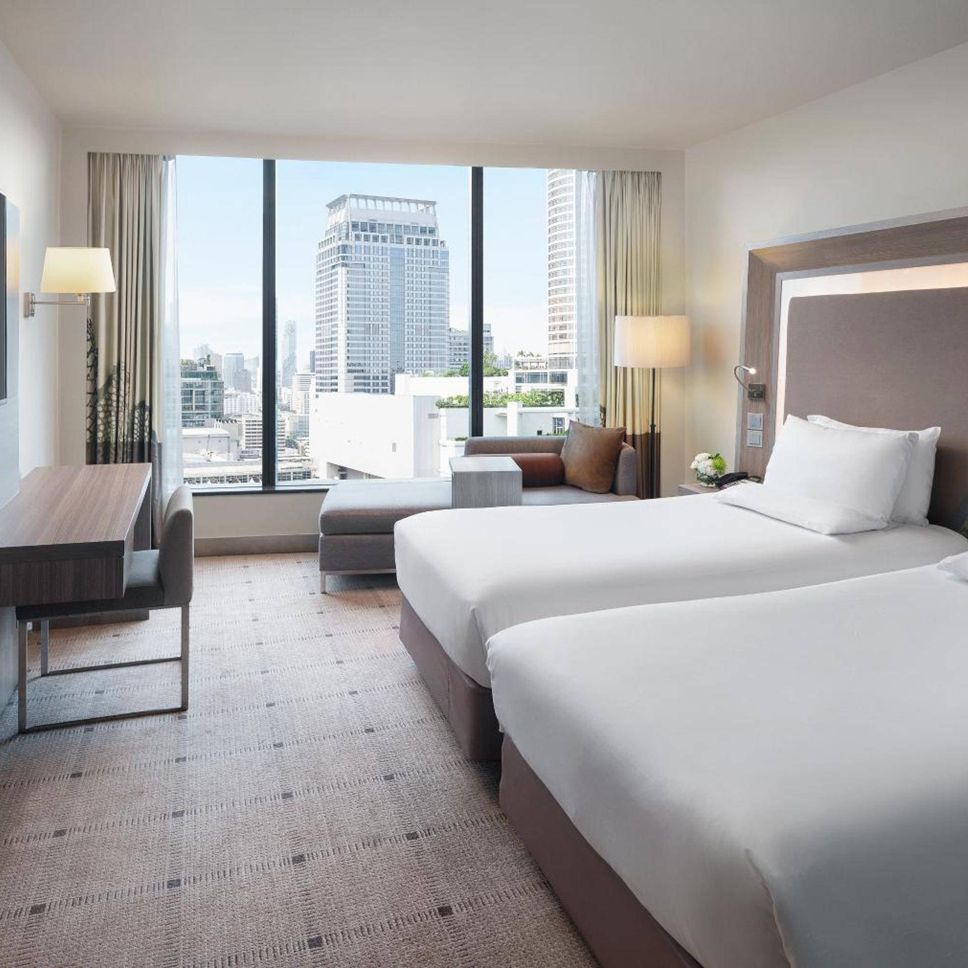 غرفة بريميير بسرير فردي بإطلالة على المتنزه، Novotel Bangkok Platinum 3/10