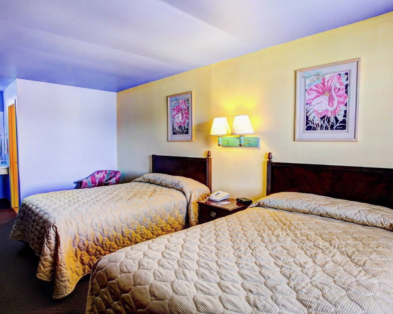 Room, 2 Double Beds, Smoking