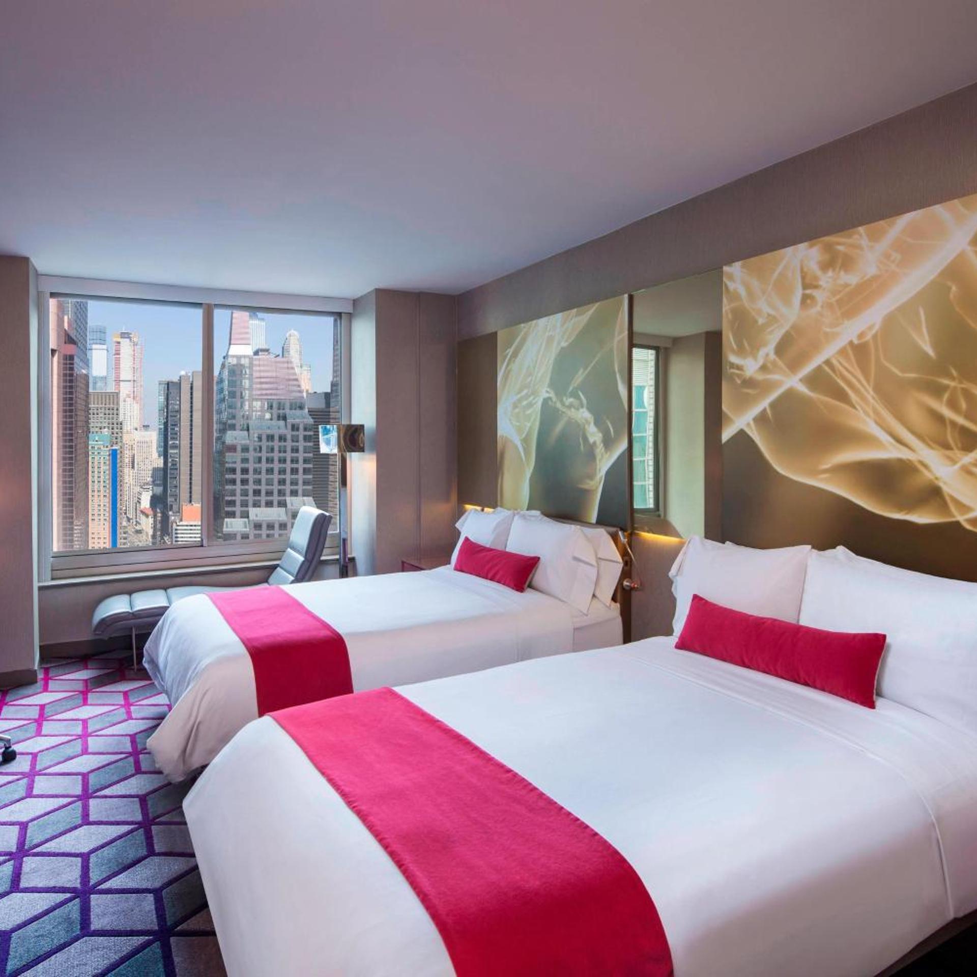 Spectacular, Guest Room, 2 Double Beds, Skyline View