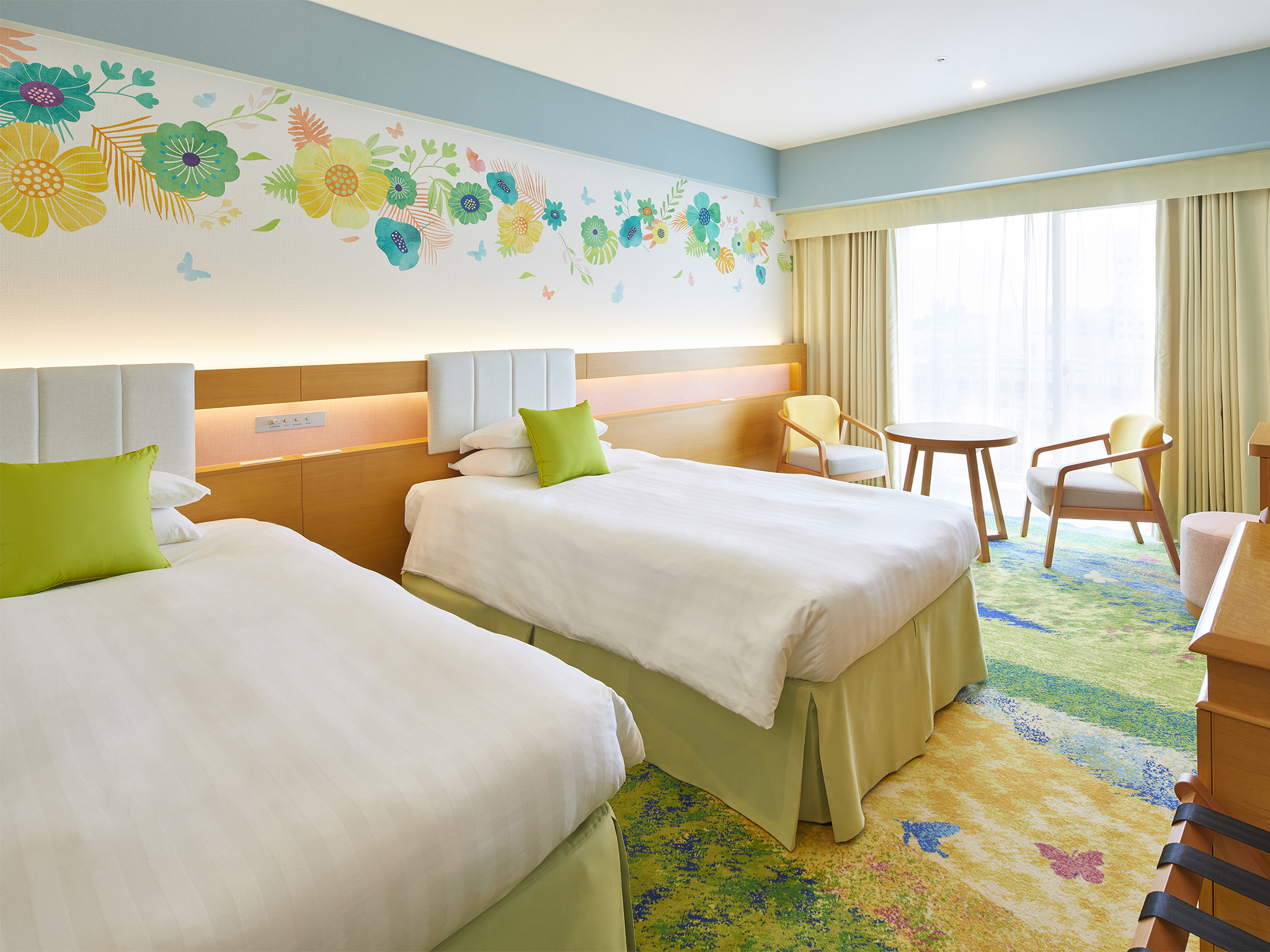 Garden, Standard, Single, Twin Beds
