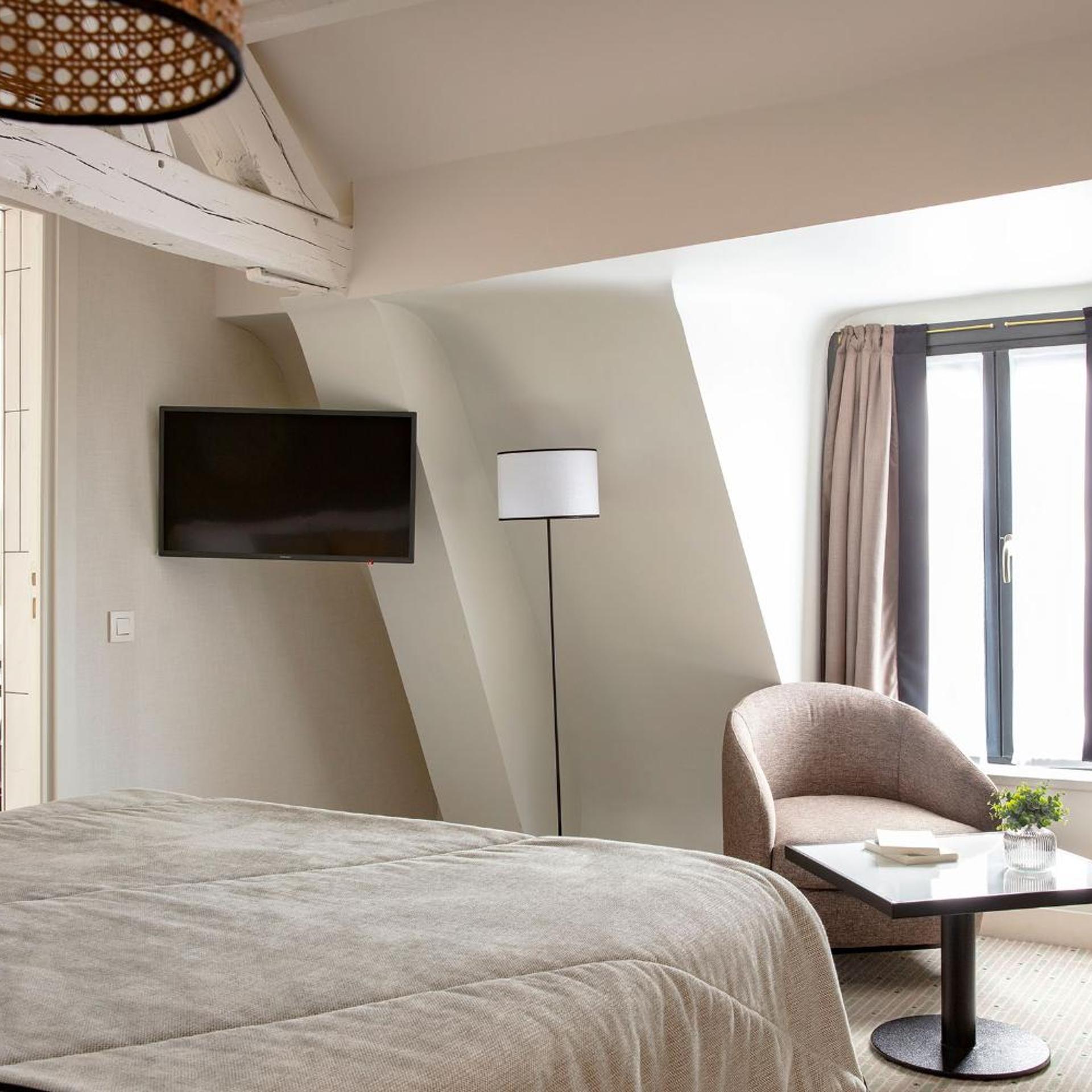 غرفة ديلوكس بسرير مزدوج أو سريرين منفصلين، Hotel Bastille Speria 8/10