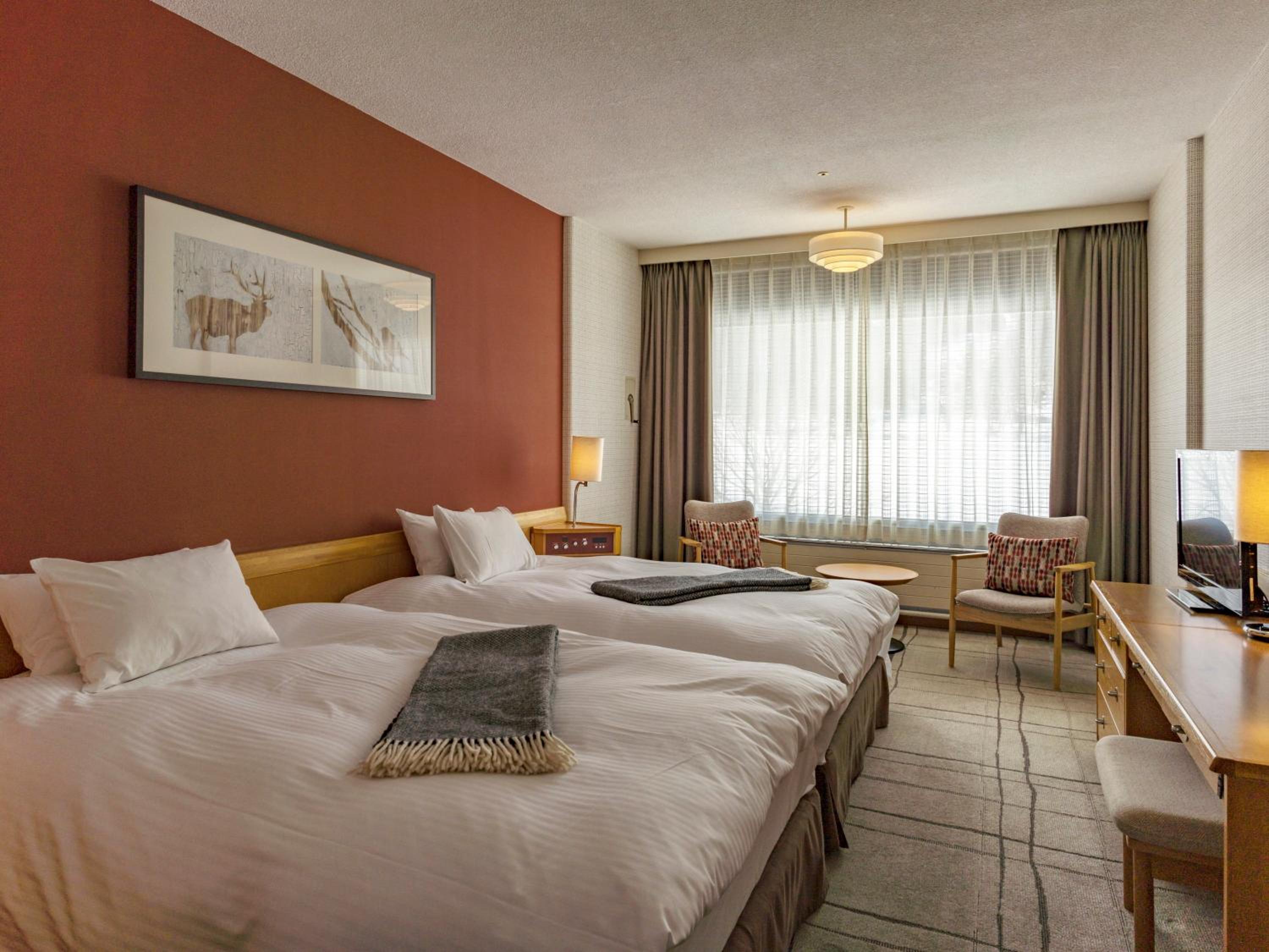 Semi Room, Comfort, 2 Semi Double Beds, East Wing