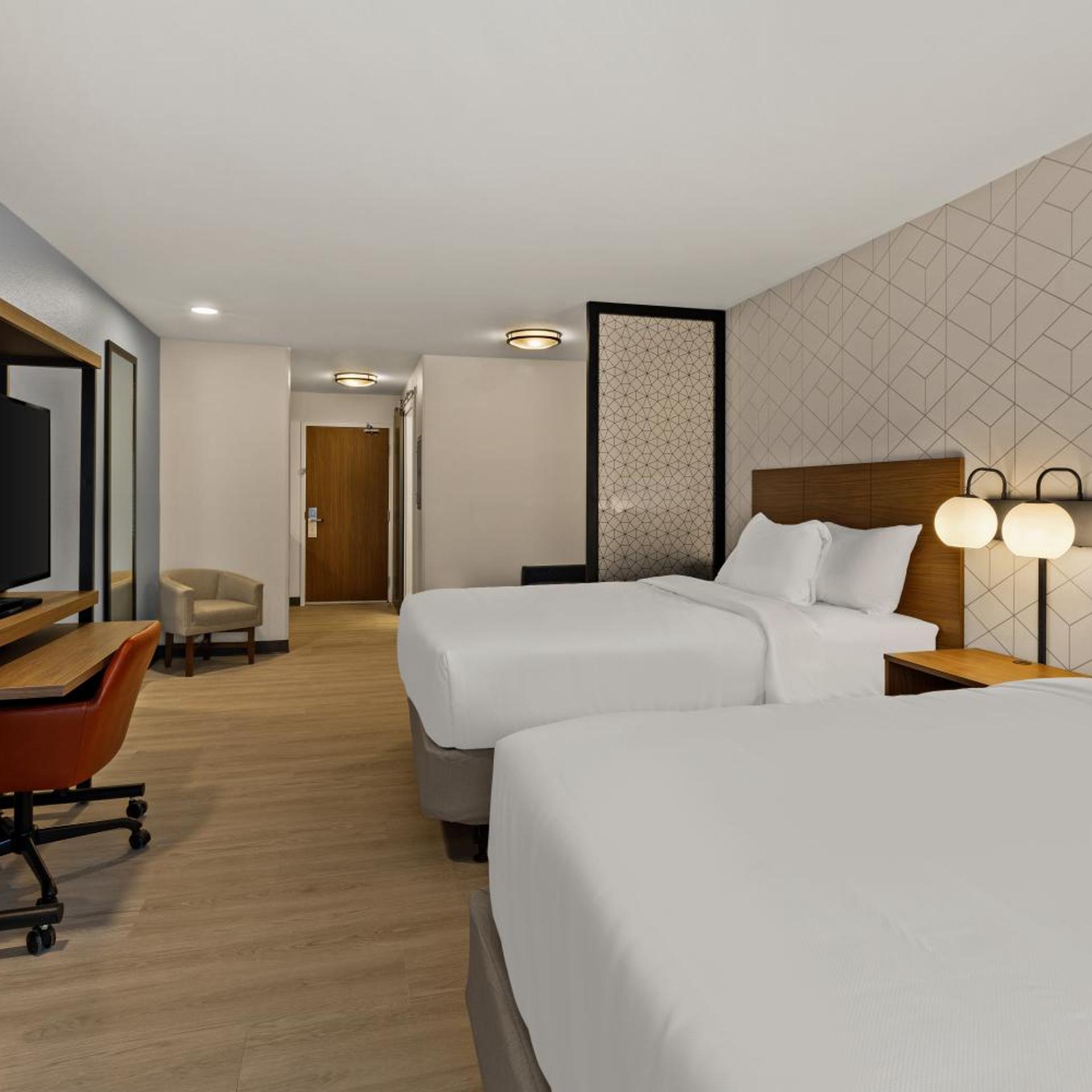جناح بسريرين كوين بحوض استحمام لذوي الإعاقة، Everhome Suites Brownsville 5/10