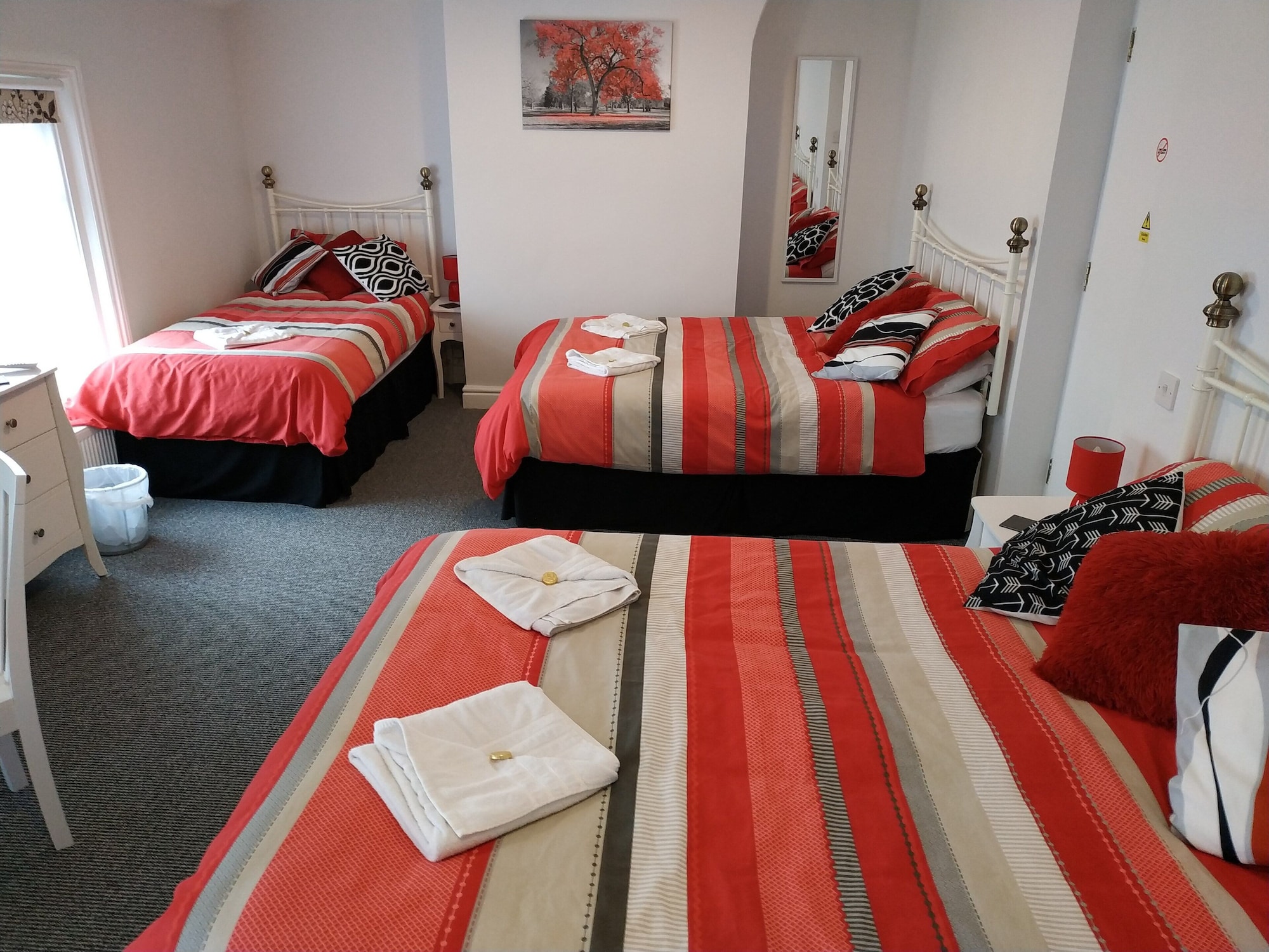 Family, Studio, Suite, 1 Single and 2 Double Beds