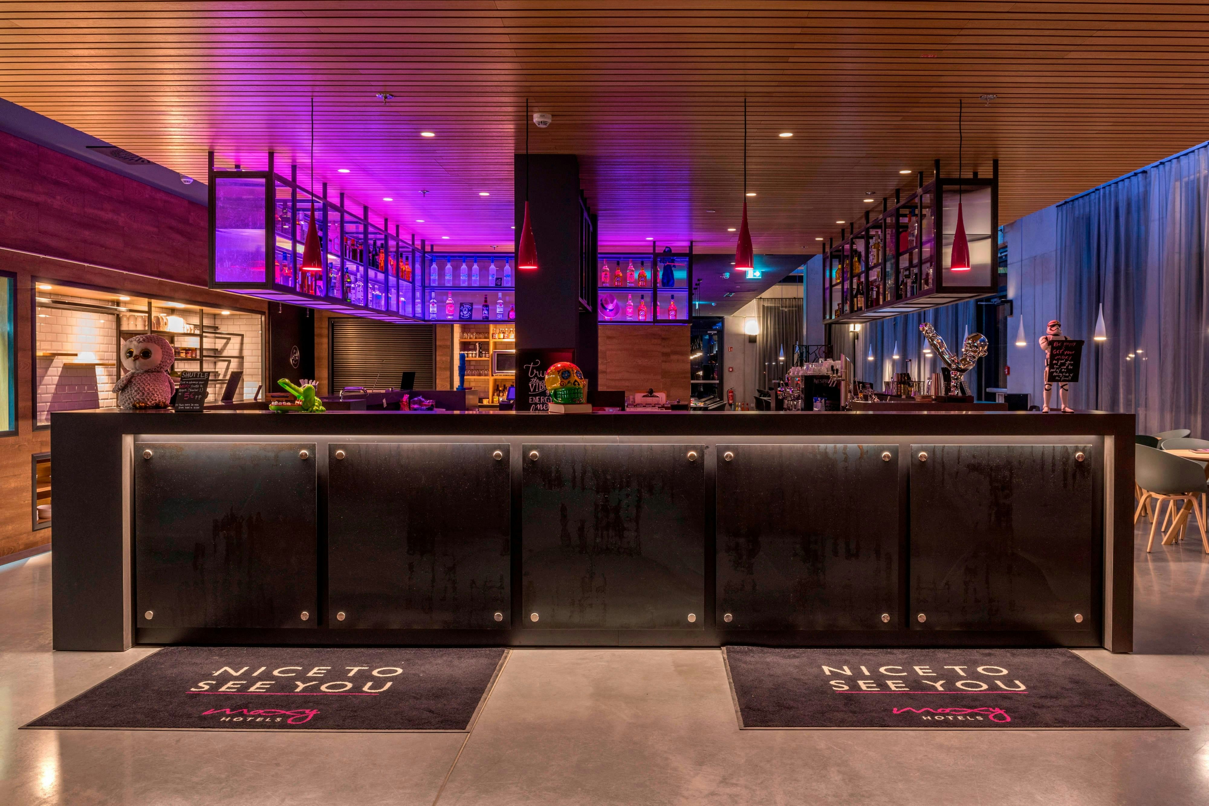 Lobby at MOXY FRANKFURT AIRPORT, FRANKFURT