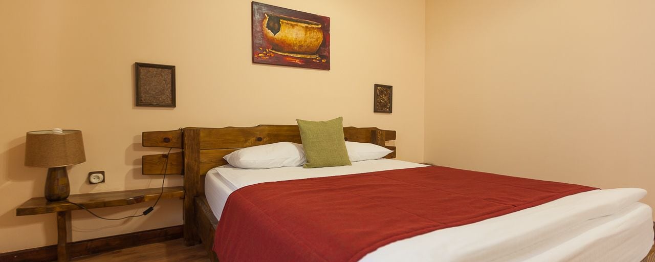 غرفة قياسية بسرير مزدوج، Saraichik Hotel 3/4