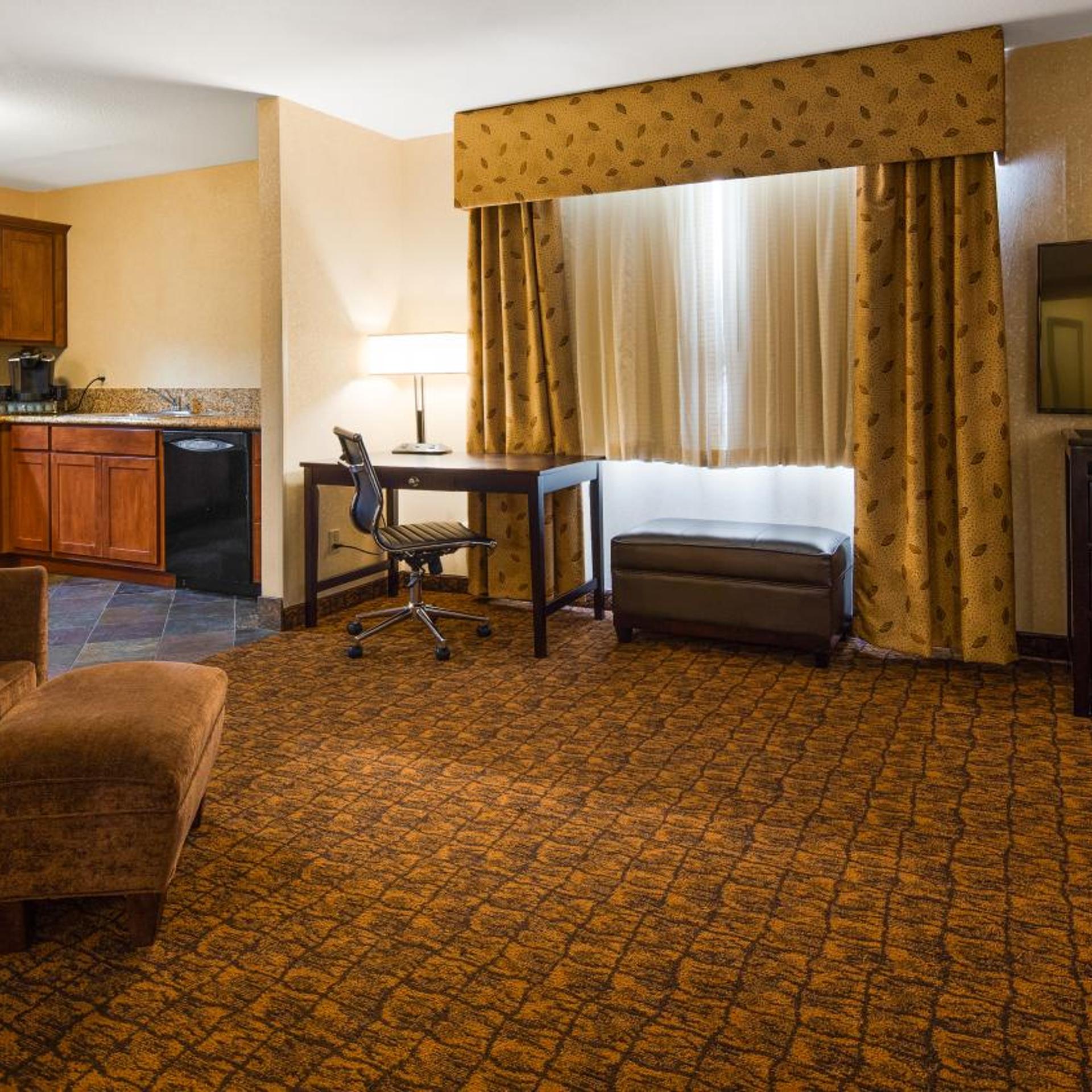 Efficiency, Suite, King Bed, River View