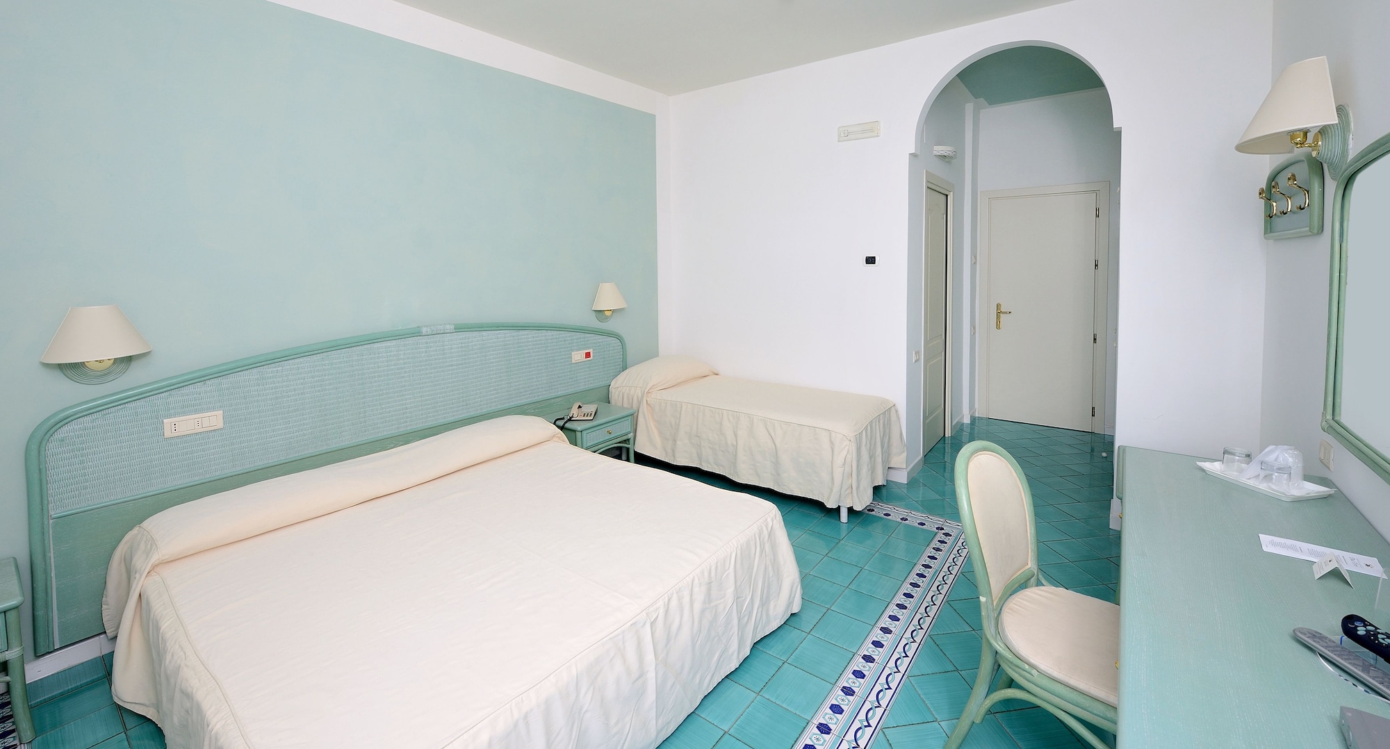 Panoramic, Triple, Double Bed, Sea View, Balcony