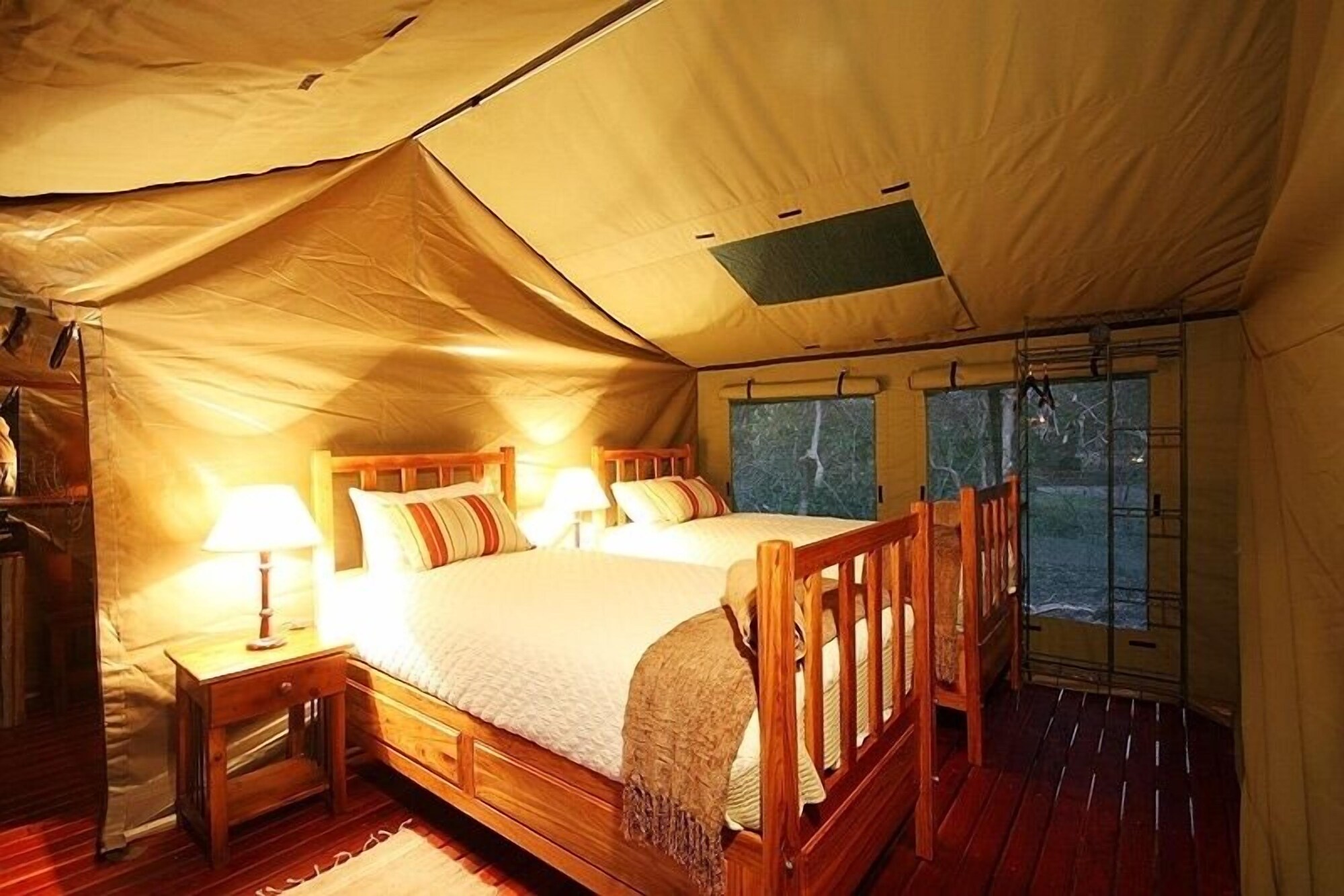 Forest, Tent, King Bed