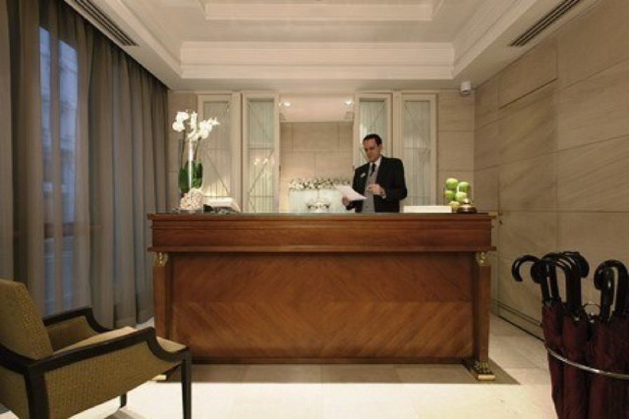 Lobby at Stendhal Hotel, ROME
