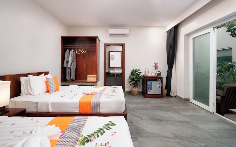 استوديو بسريرين منفصلين، Indra Angkor Residence 4/10