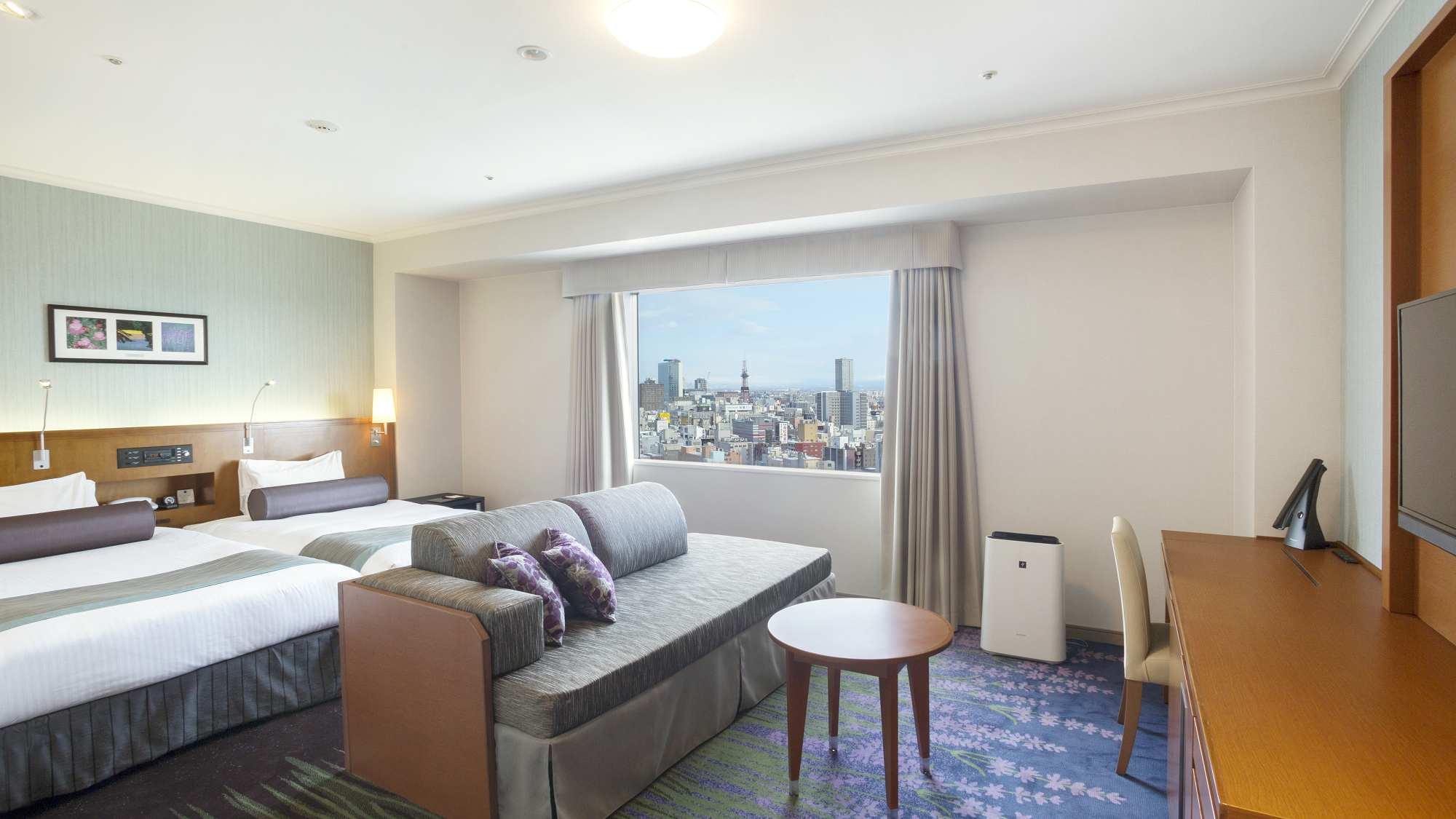 Hollywood, Premium, Twin Beds, Night View