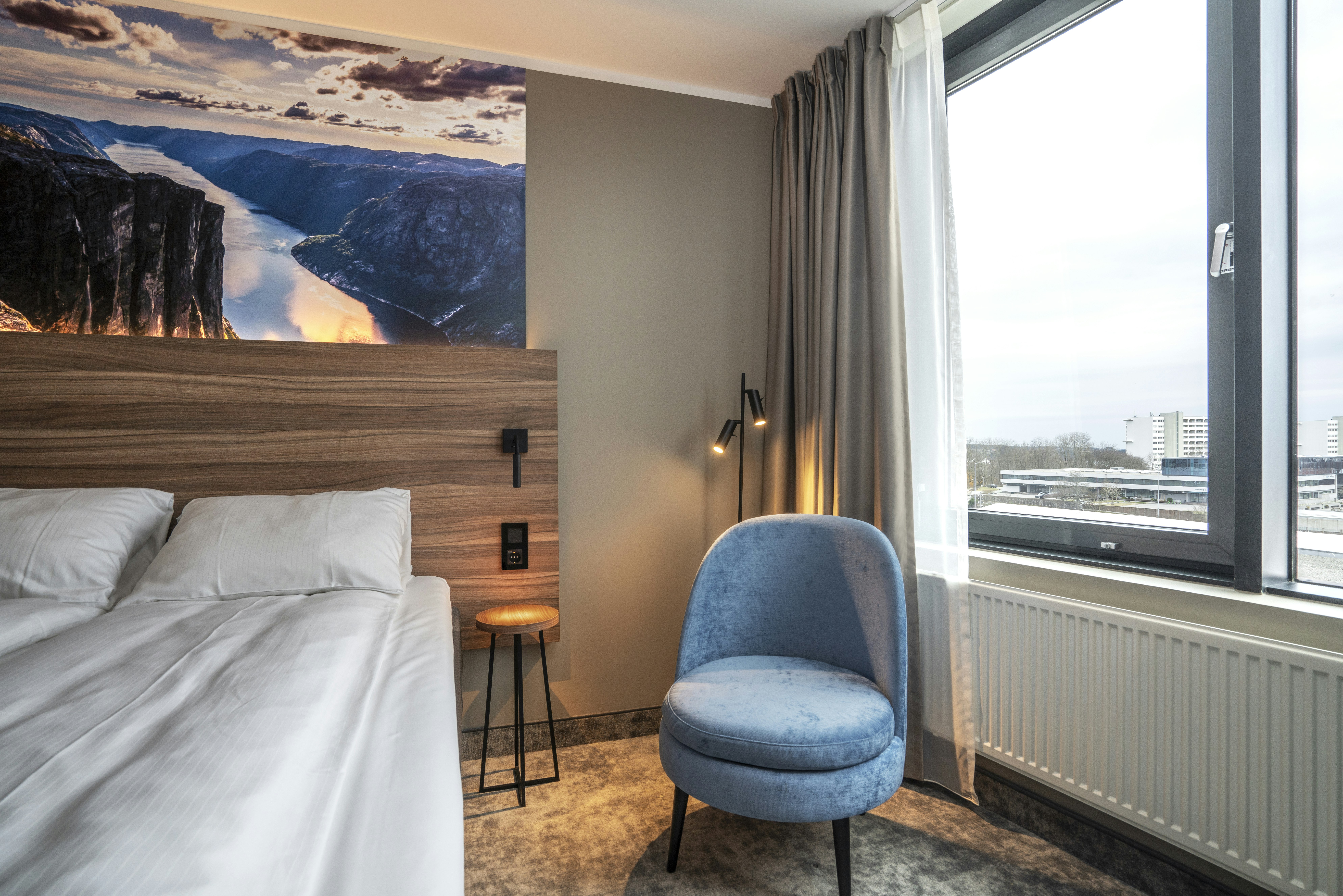 غرفة قياسية بسرير كوين، Thon Hotel Stavanger Forum 2/2