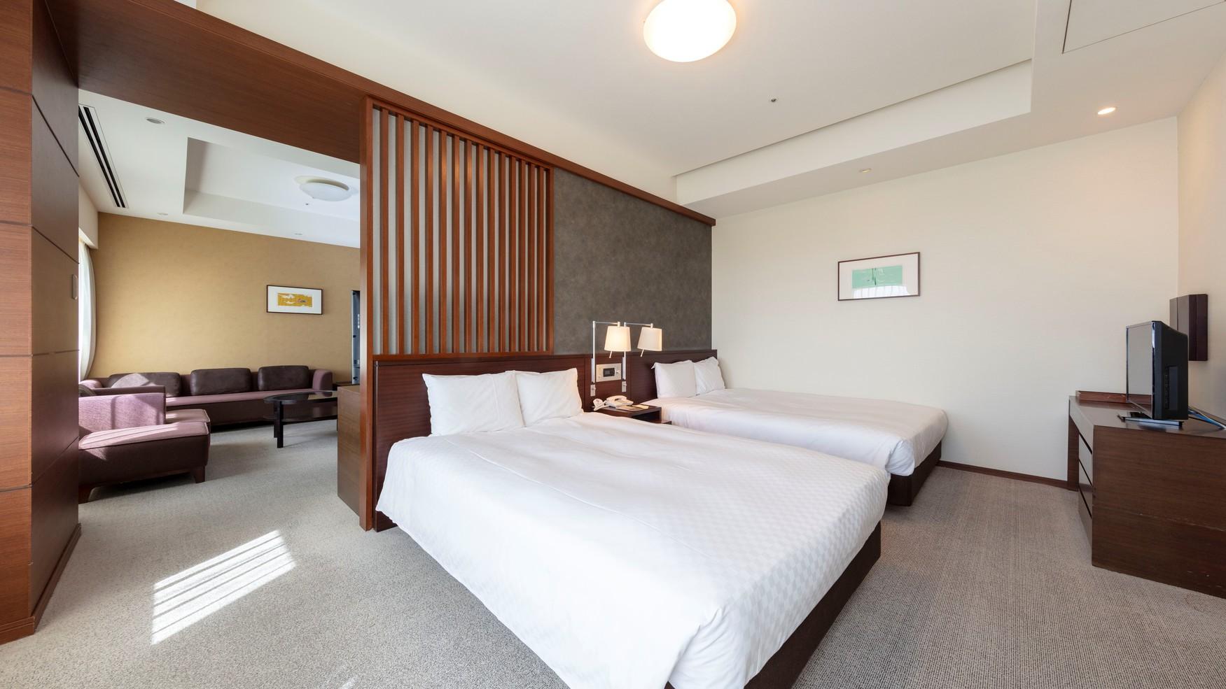 Junior Suite, Twin Beds, Central Side, Smoking