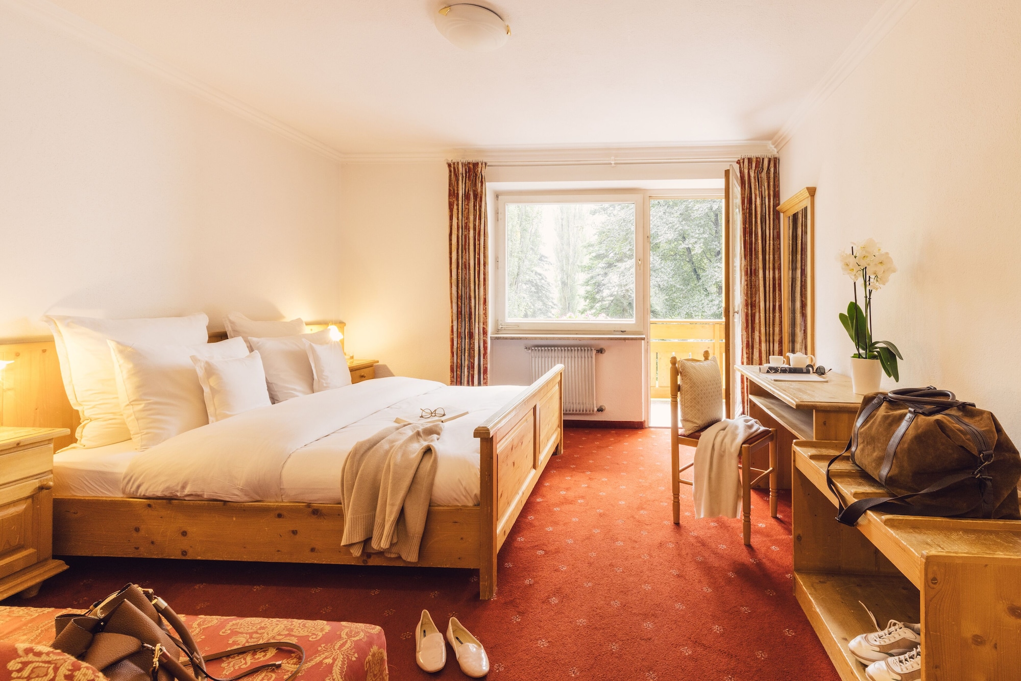 غرفة بسرير مزدوج، Parkhotel Schachen 3/8