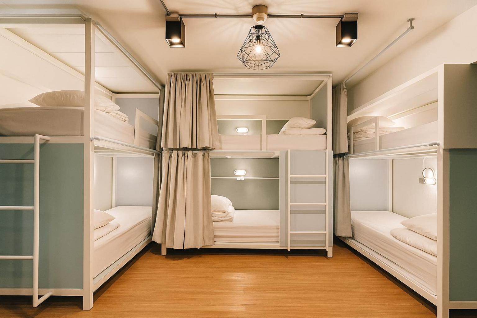 غرفة عائلية بأسرّة بطابقين، Salee Hostel 2/2