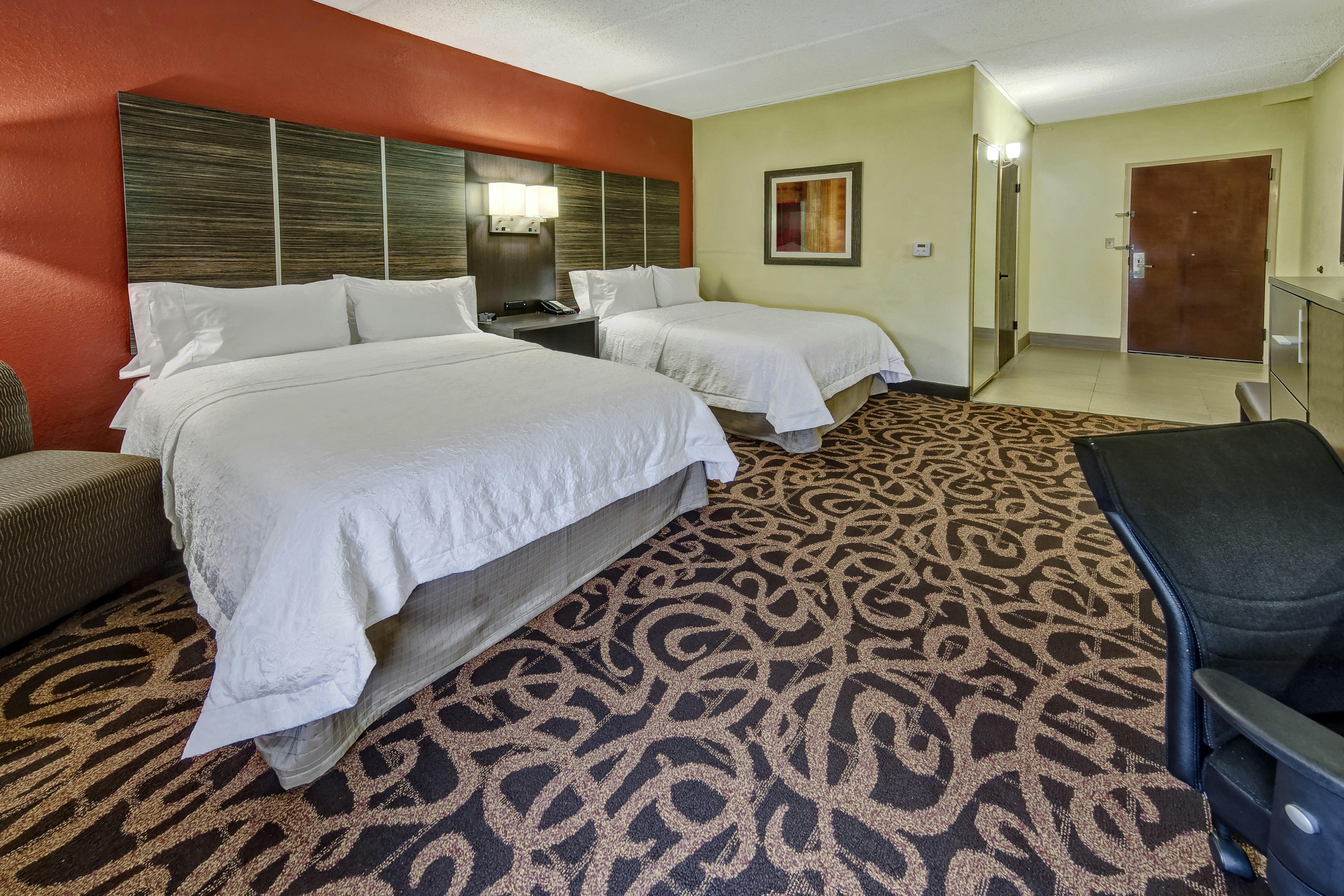 غرفة بسريرين مزدوجين لذوي الإعاقة، Hampton Inn Houston Baytown 2/4