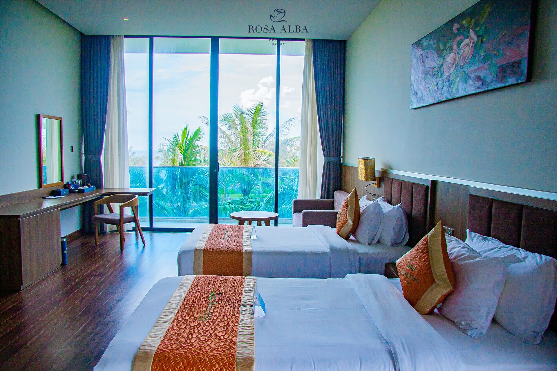 4 Bedrooms, Villa, Twin Beds, 3 King Beds, Beach Front, Private Pool
