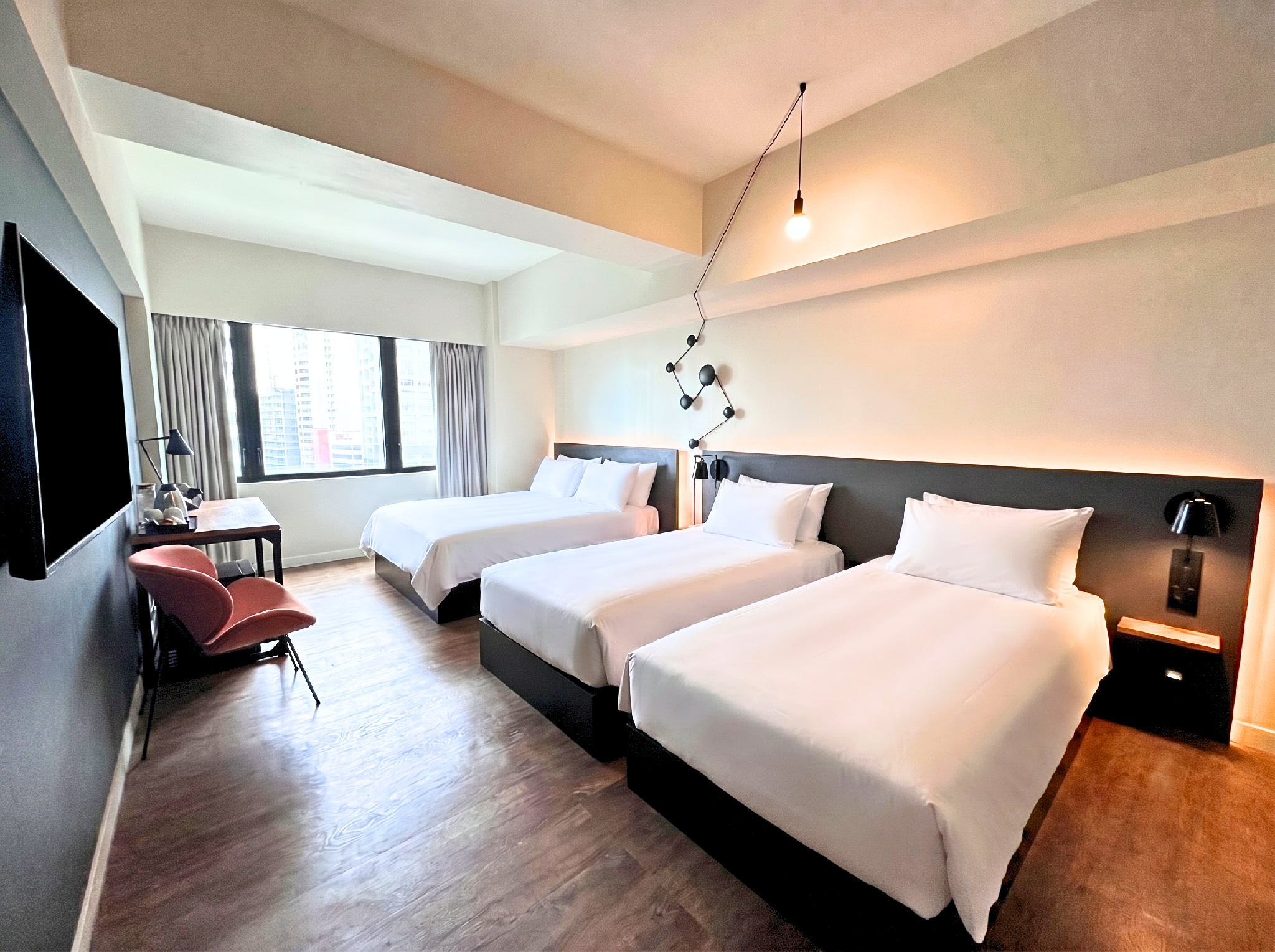Plus, Penta, Quadruple, Queen and Twin Beds