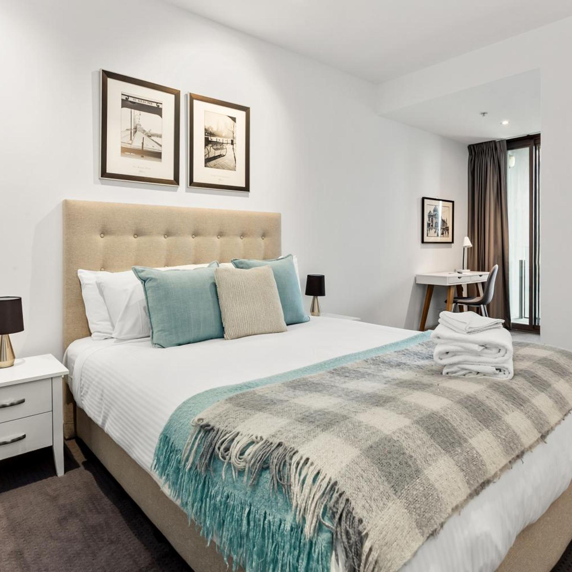 شقة ديلوكس بإطلالة على المرفأ بغرفة نوم واحدة، Docklands Private Collection of Apartments - NewQuay 3/10