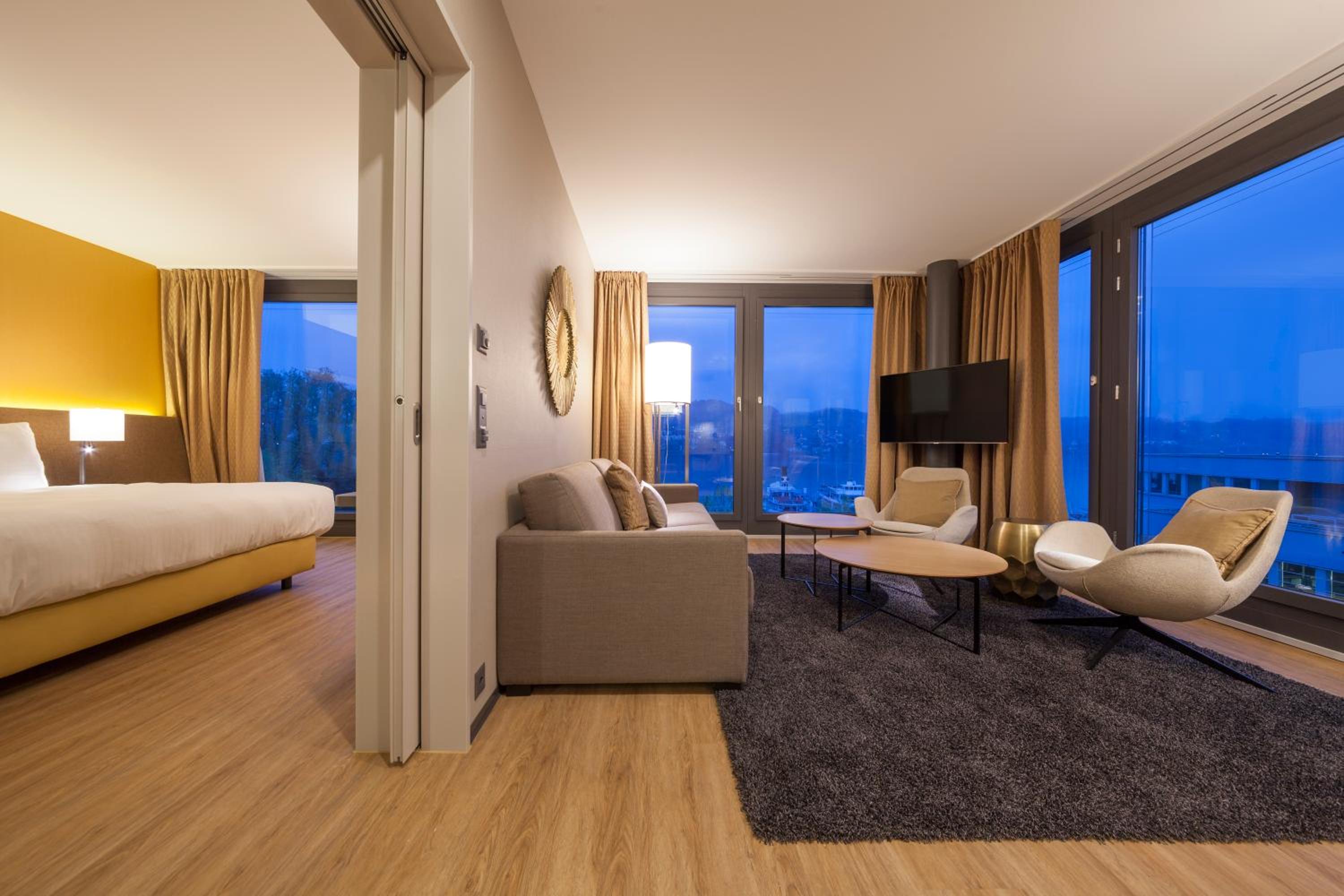 Suite, Lake Side، Radisson Blu Hotel Lucerne 4/6