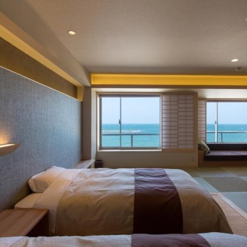 Horizon, Twin Beds, Sea View, Tatami