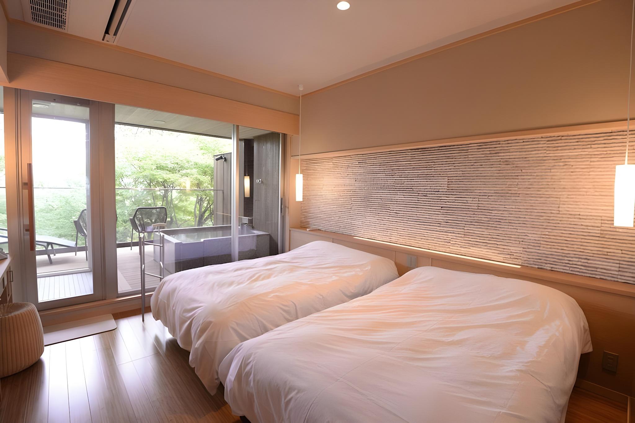 Single Bed, Outdoor Bath, Garden Deck