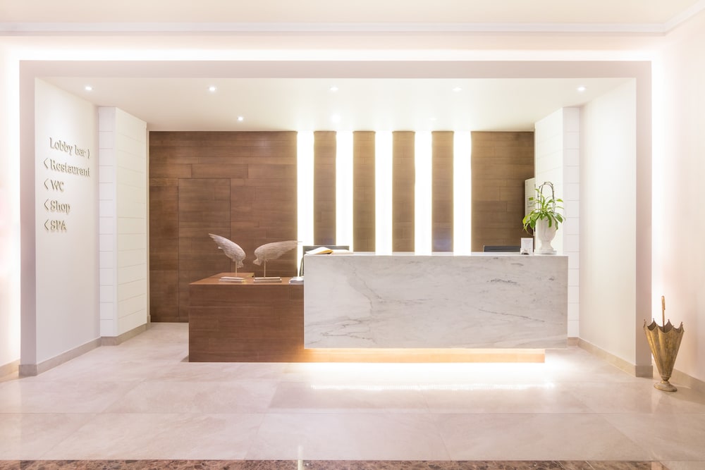 Lobby at King Maron Beach Hotel & Spa, Maroneia-Sapes