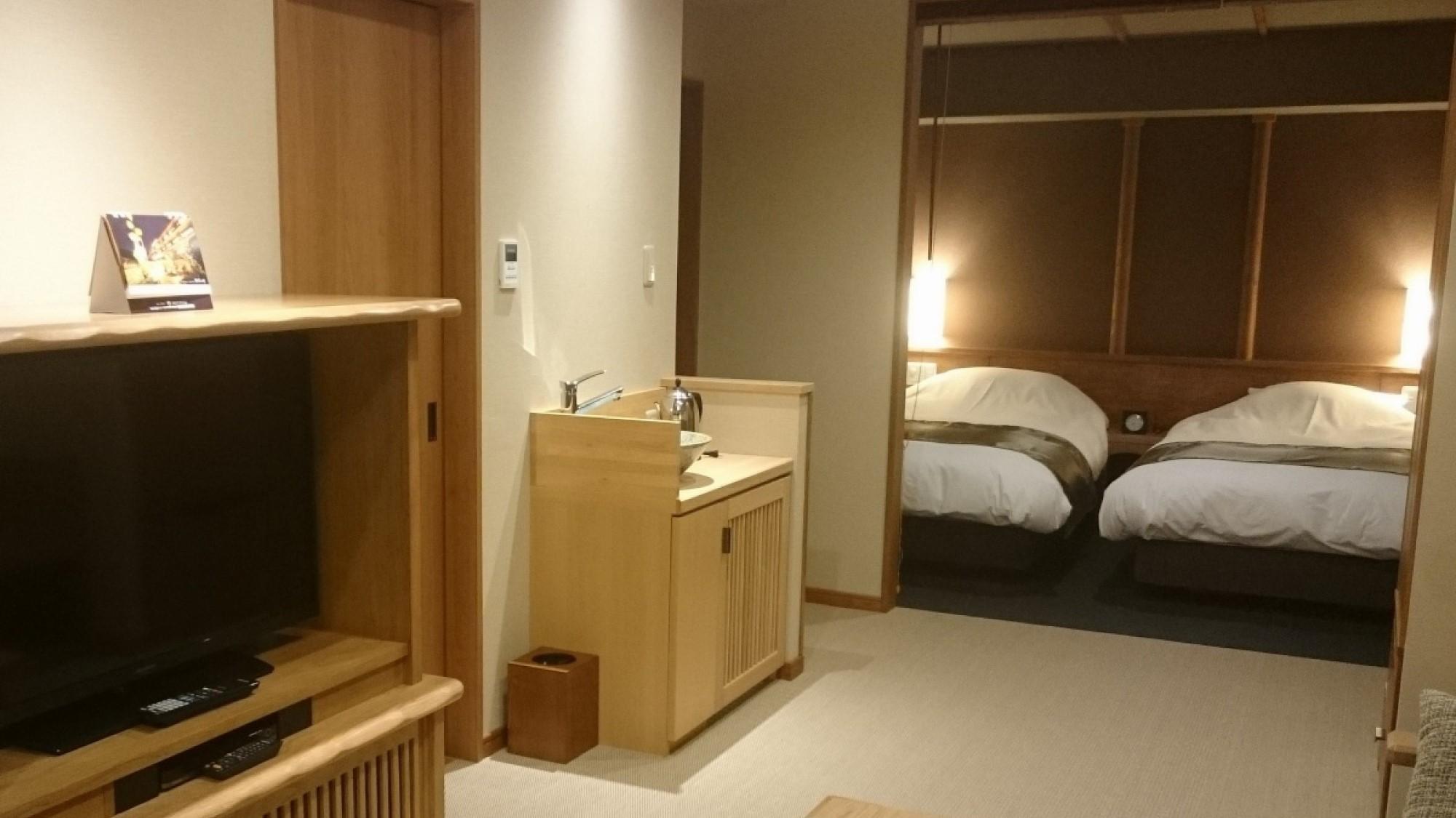 Room, Twin Beds, Hot Spring Bath