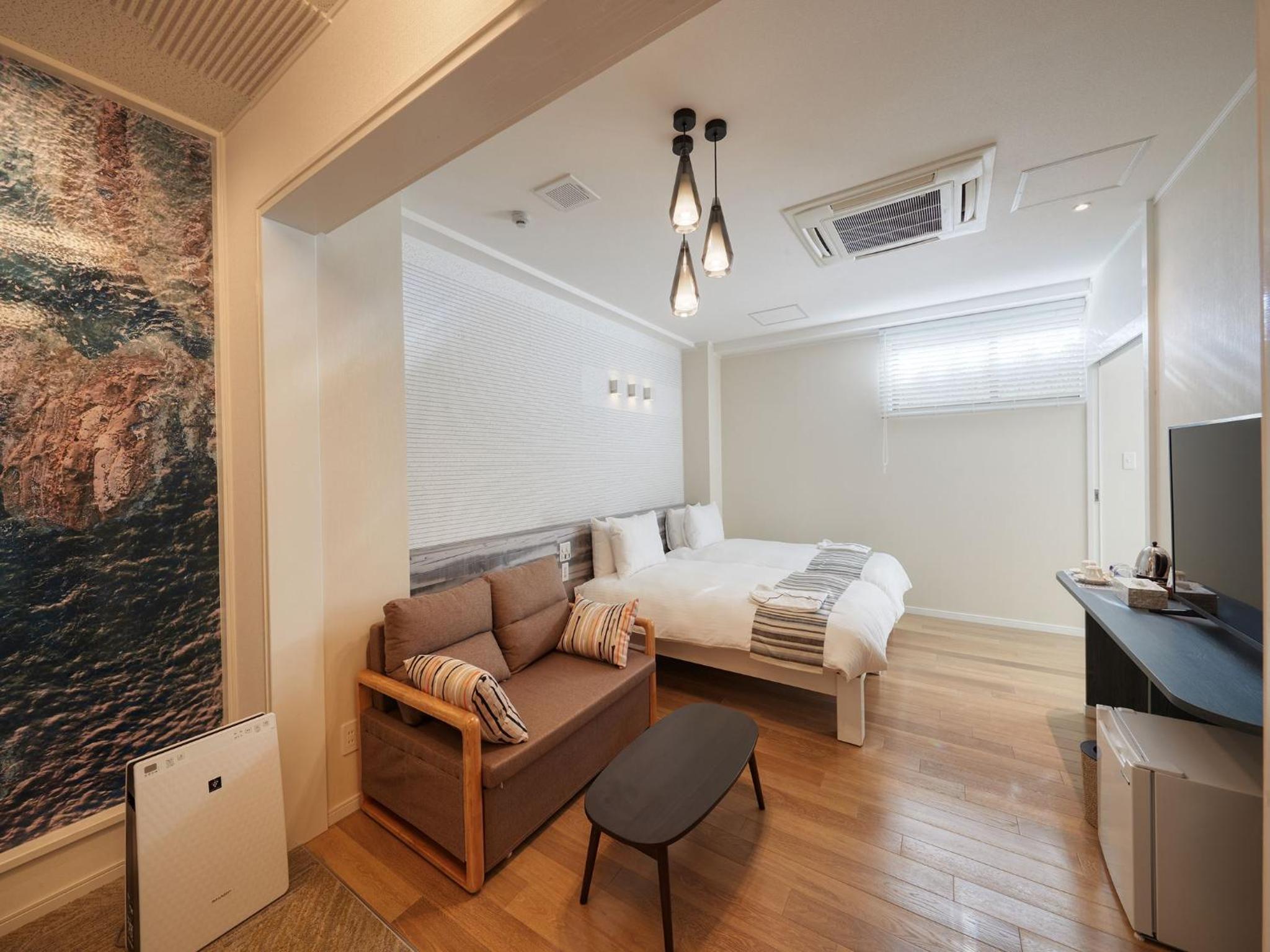 غرفة بسريرين منفصلين، La Casa Panacea Okinawa Resort 7/10