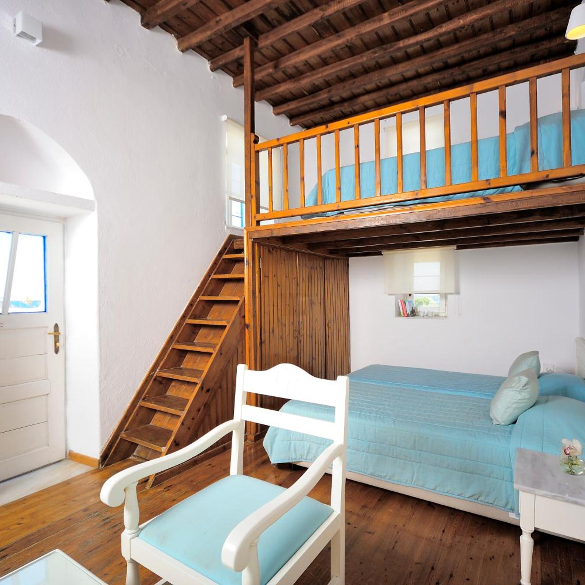 غرفة عائلية بإطلالة على البحر، Mykonos Beach Hotel 3/3