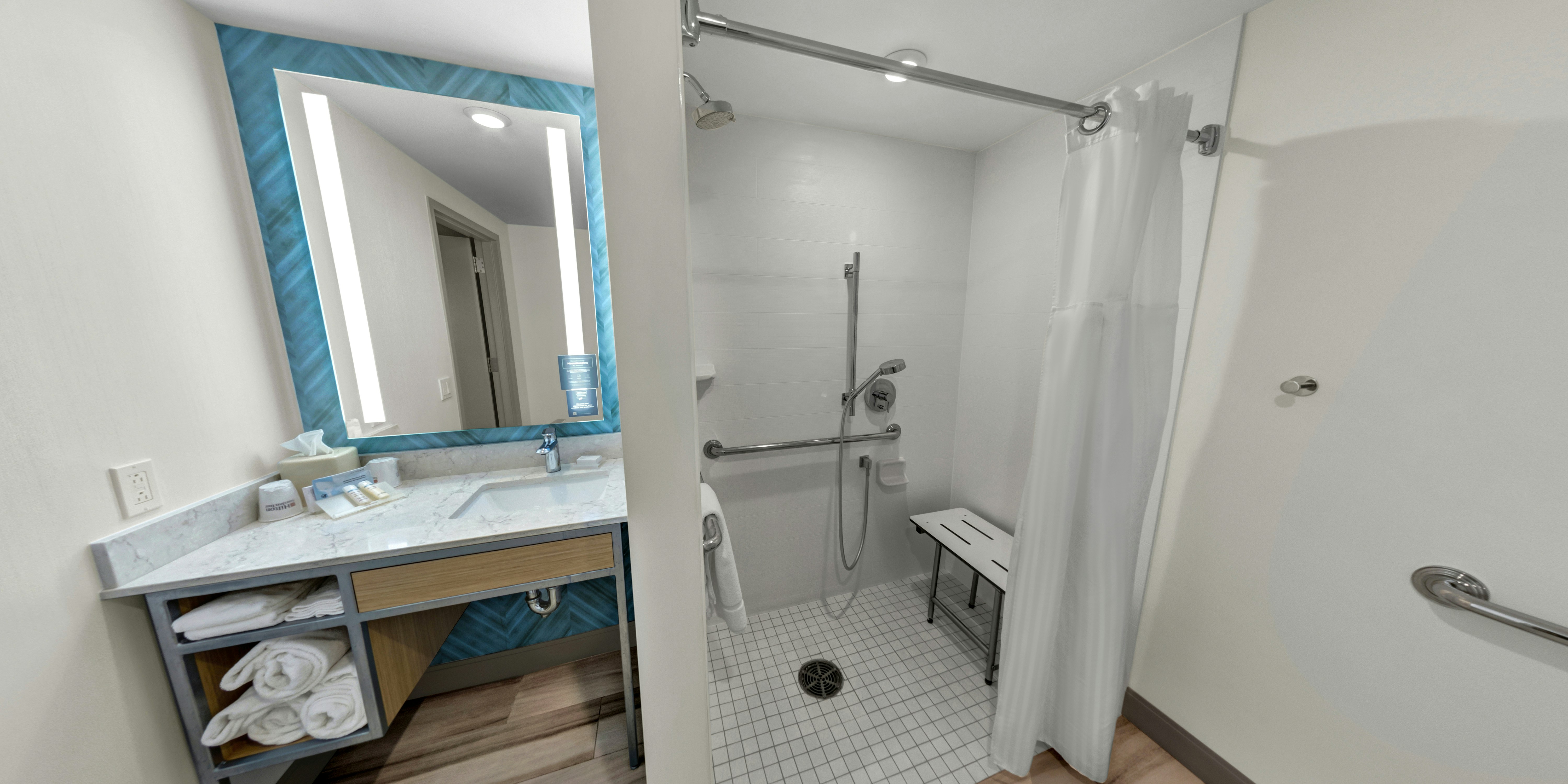 غرفة بسريرين كوين لذوي الإعاقة، Hilton Garden Inn Ithaca 9/10