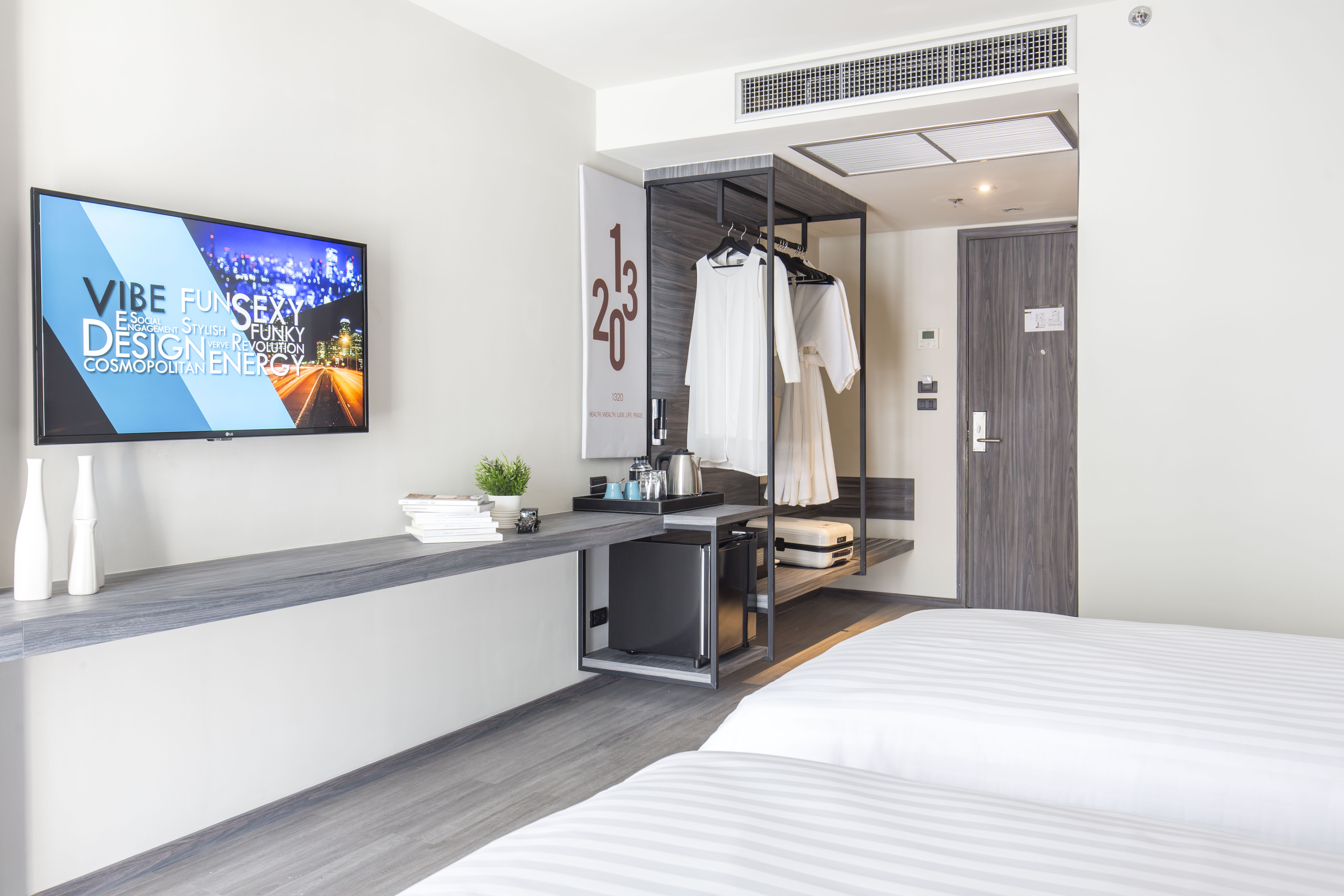 غرفة قياسية بسرير مزدوج أو سريرين منفصلين، Cross Vibe Bangkok Sukhumvit 5/5