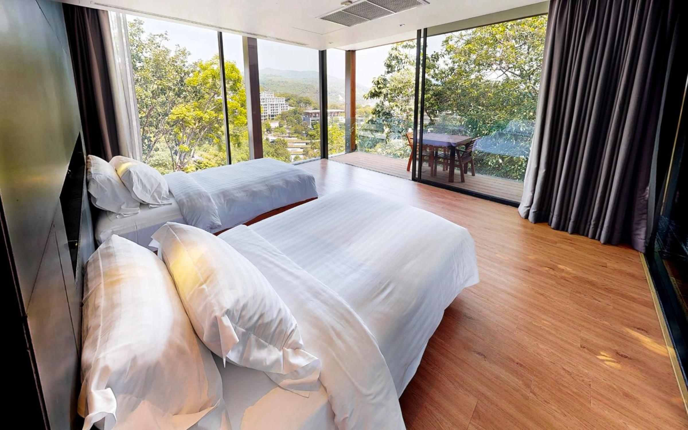 1 Bedroom, Villa, Twin Beds, Partial Sea View, Sofa, with Pool