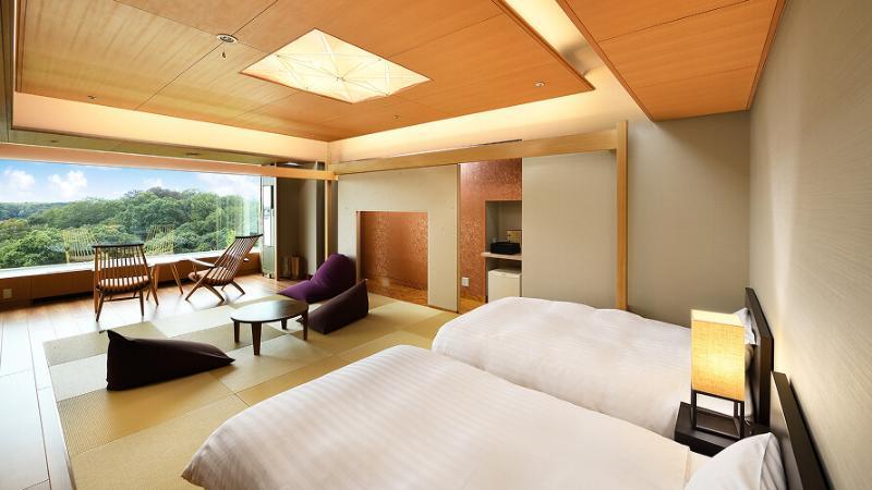 Japanese, Modern, Type B, Family, Twin Beds, 2 Futon Beds