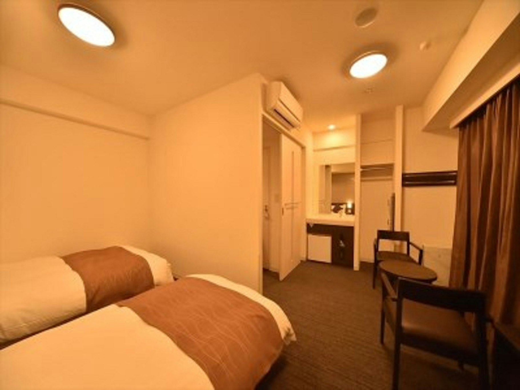 Compact, Twin Beds
