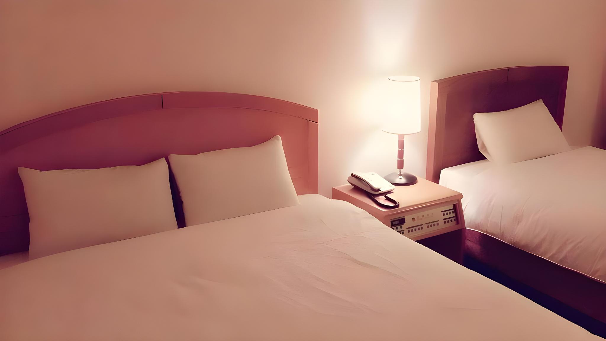 غرفة قياسية بسرير فردي