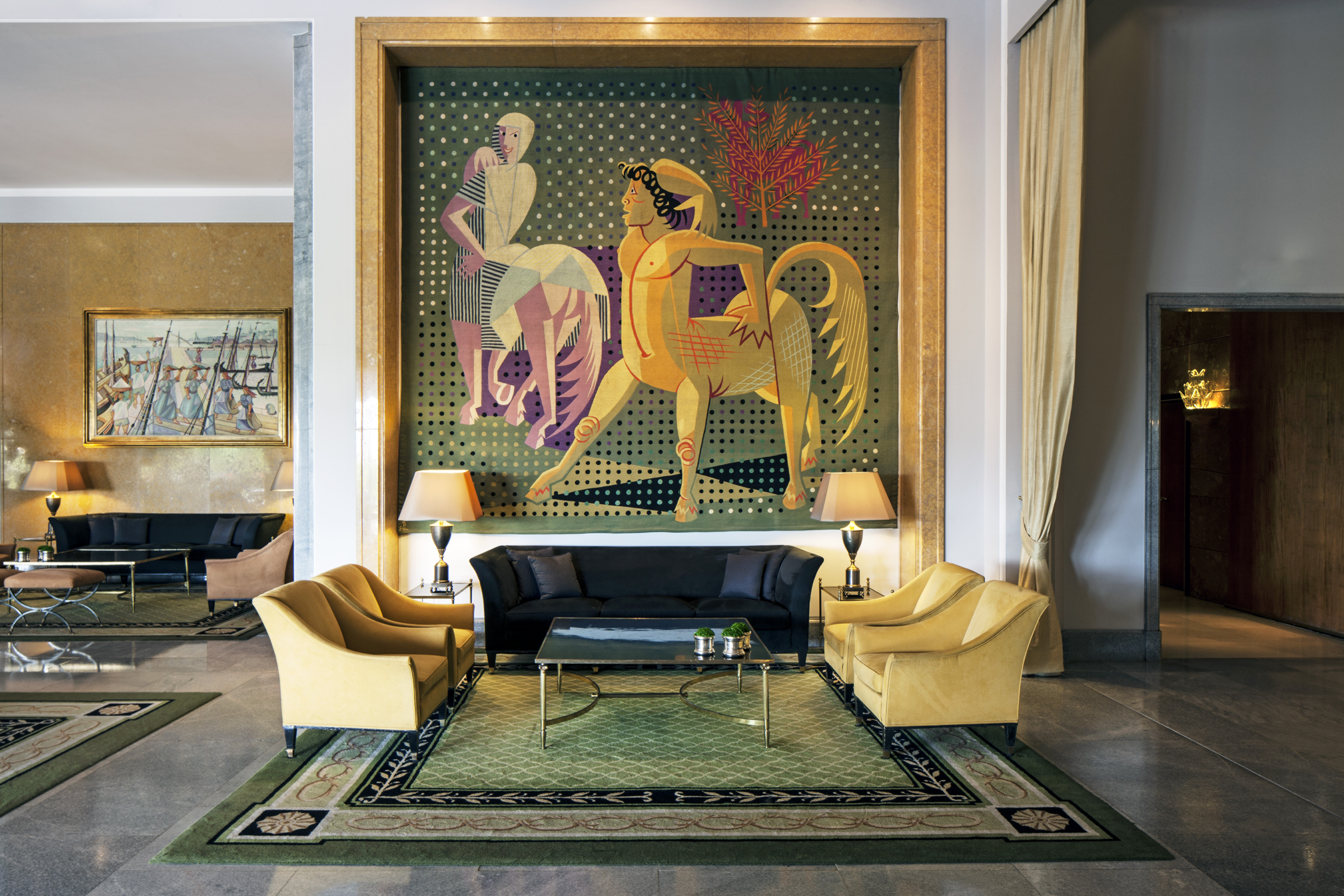 Lobby at Four Seasons Hotel Ritz Lisbon, LISBON