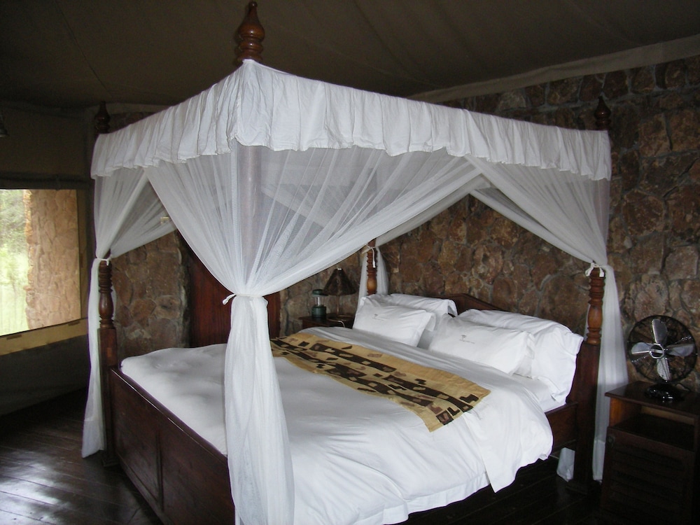 Tent, Chalet, Double Bed, Garden View